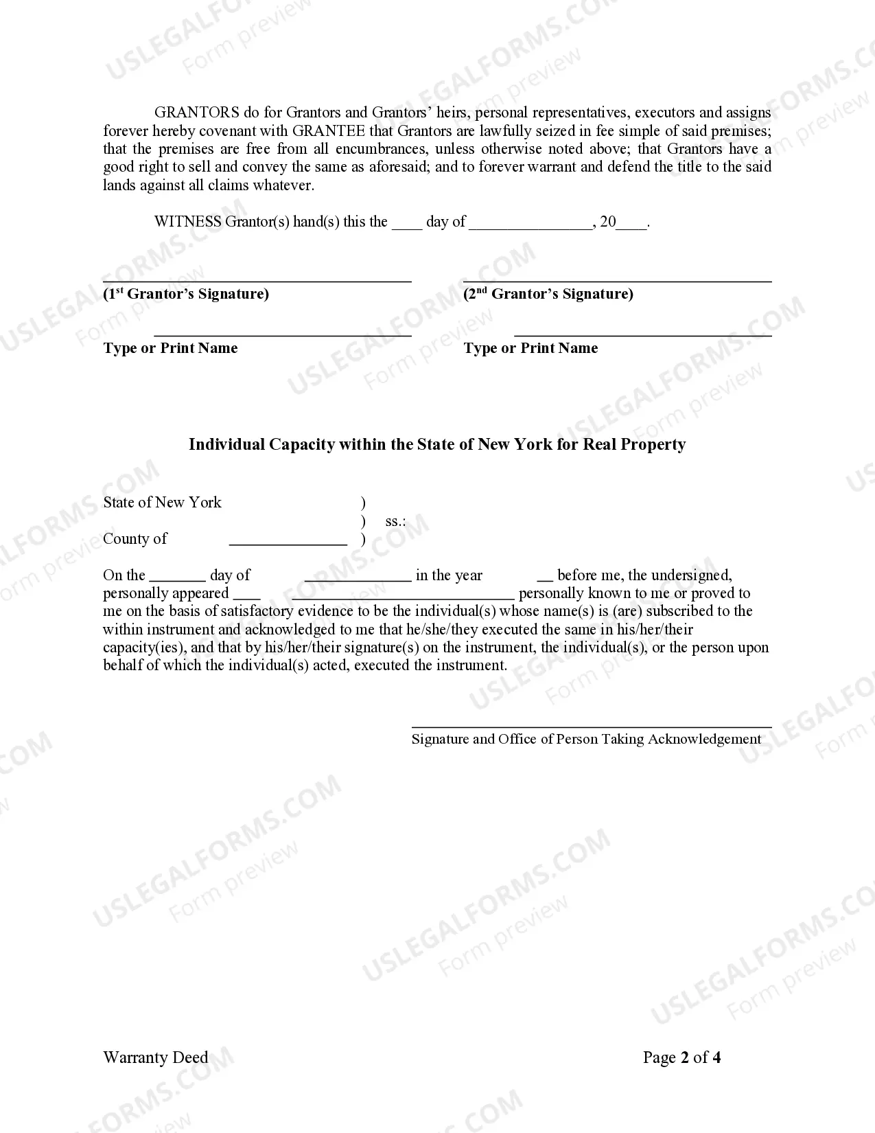 Preview Warranty Deed from Husband and Wife to Corporation