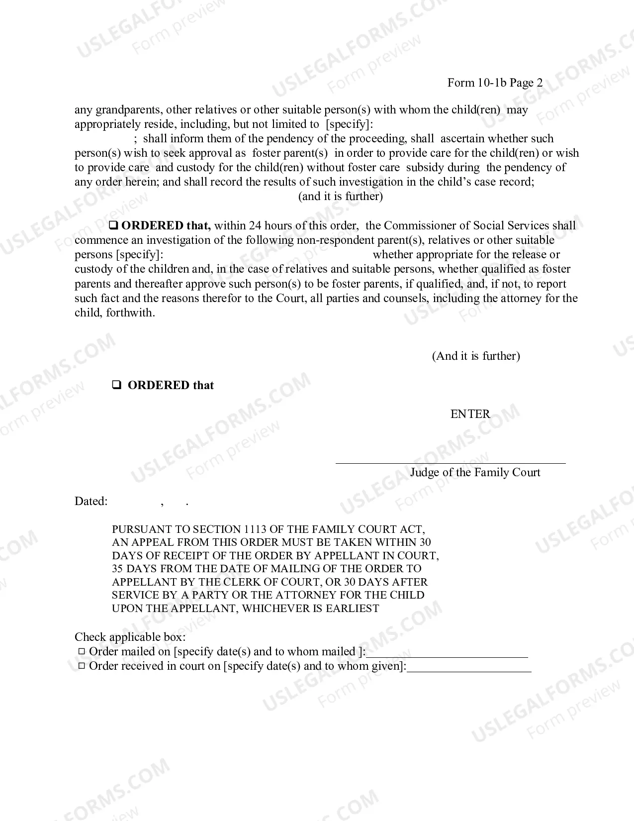 Preview Order For Diligent Search And Investigation