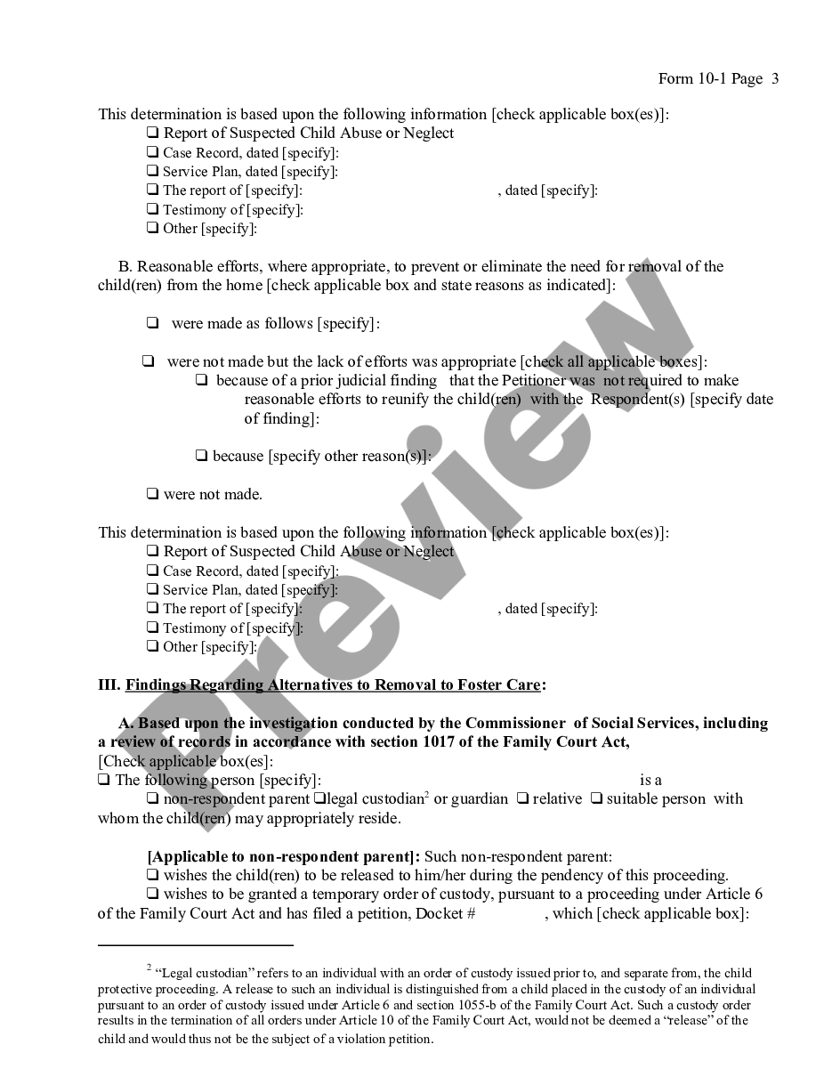 page 2 Child Protective - Order - Directing Temporary Removal of Child Before Petition Filed preview
