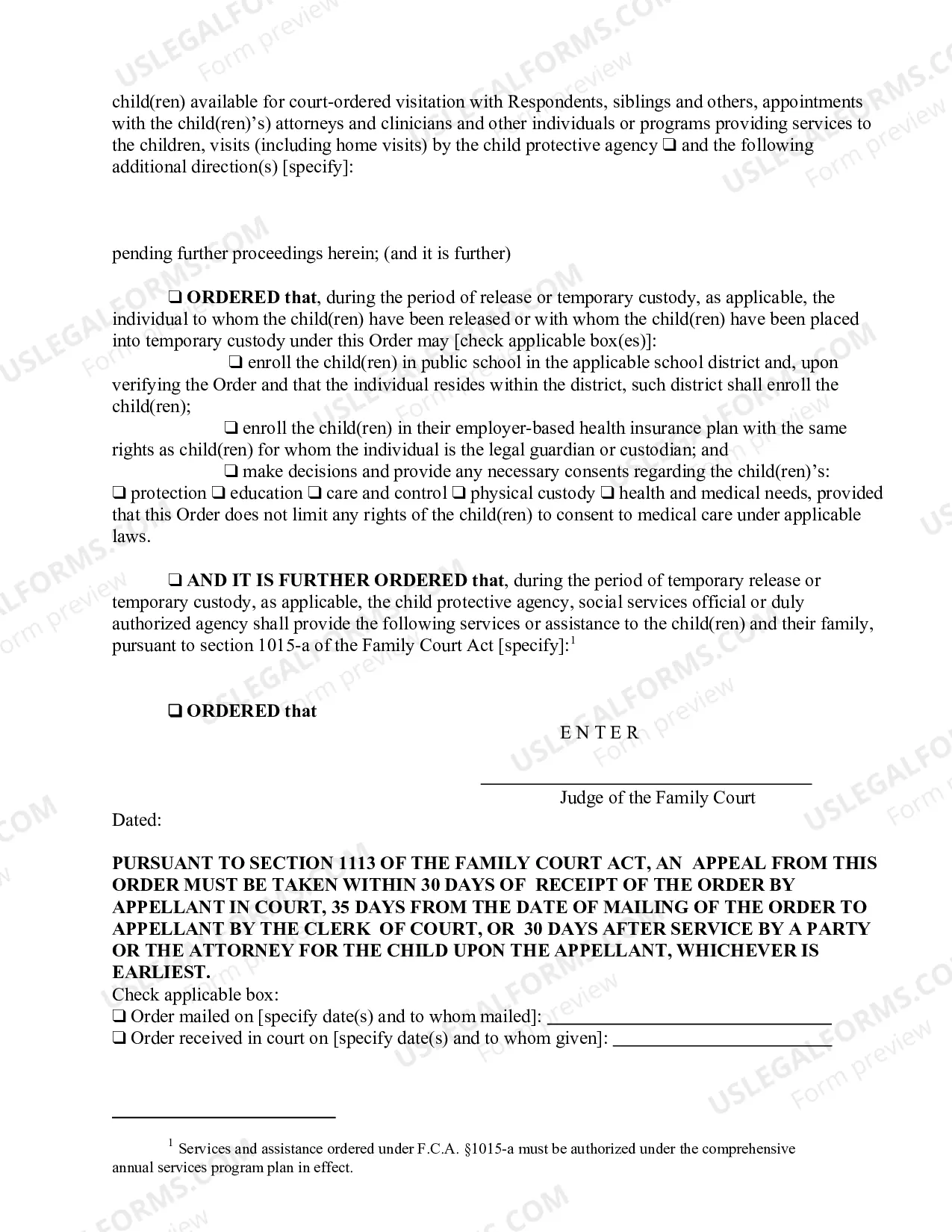 Preview Order Terminating Remand