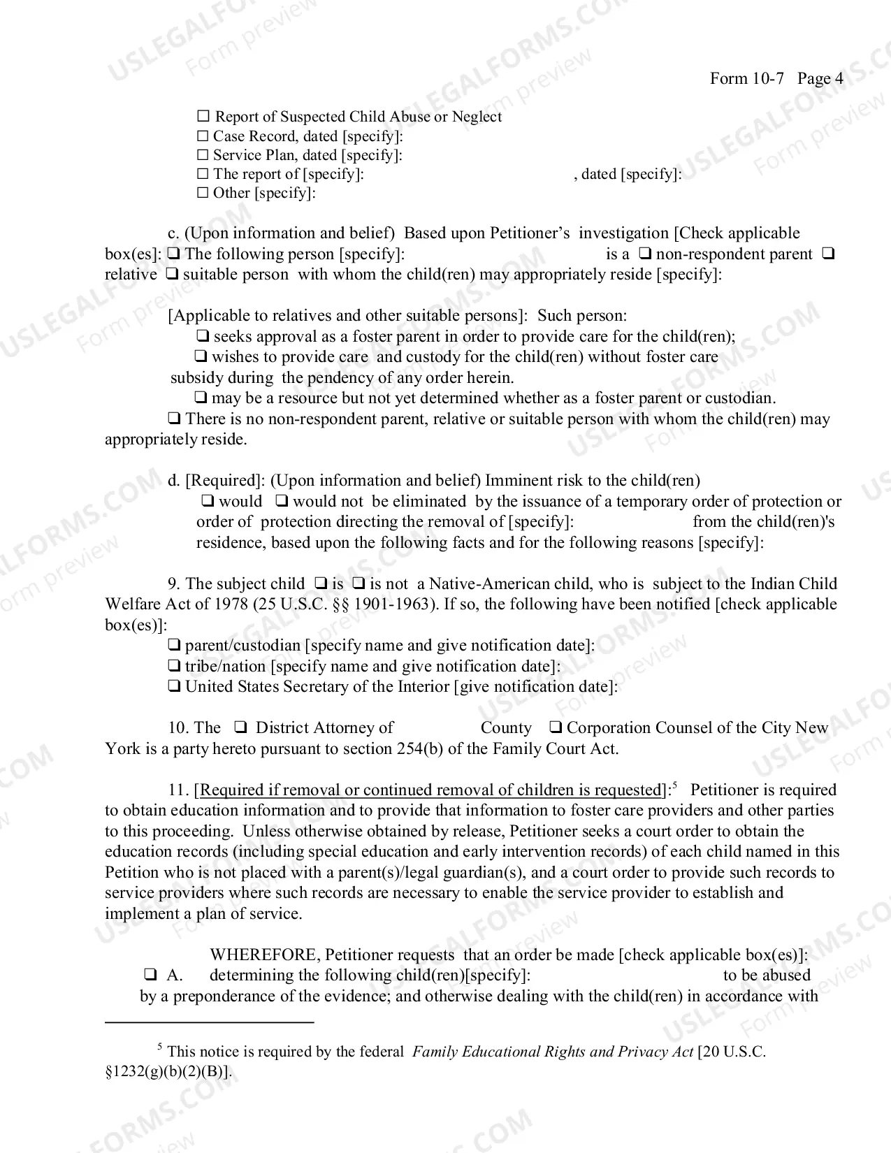 Preview Petition Child Abuse Severe Abuse Repeated Abuse