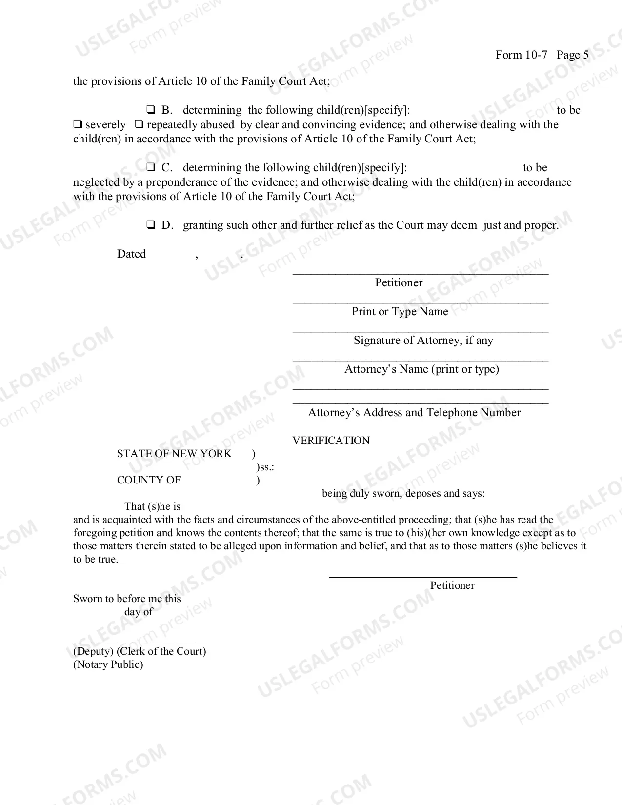 Preview Petition Child Abuse Severe Abuse Repeated Abuse