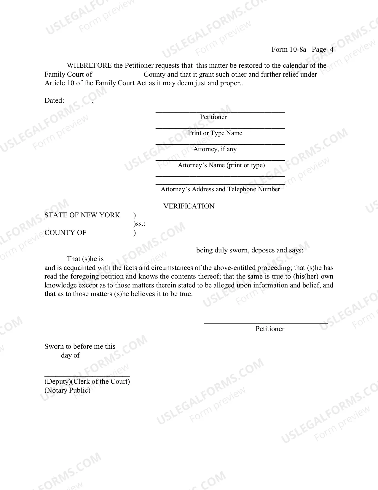 Preview Application To Restore Case Adjourned In Contemplation of Dismissal To Calendar