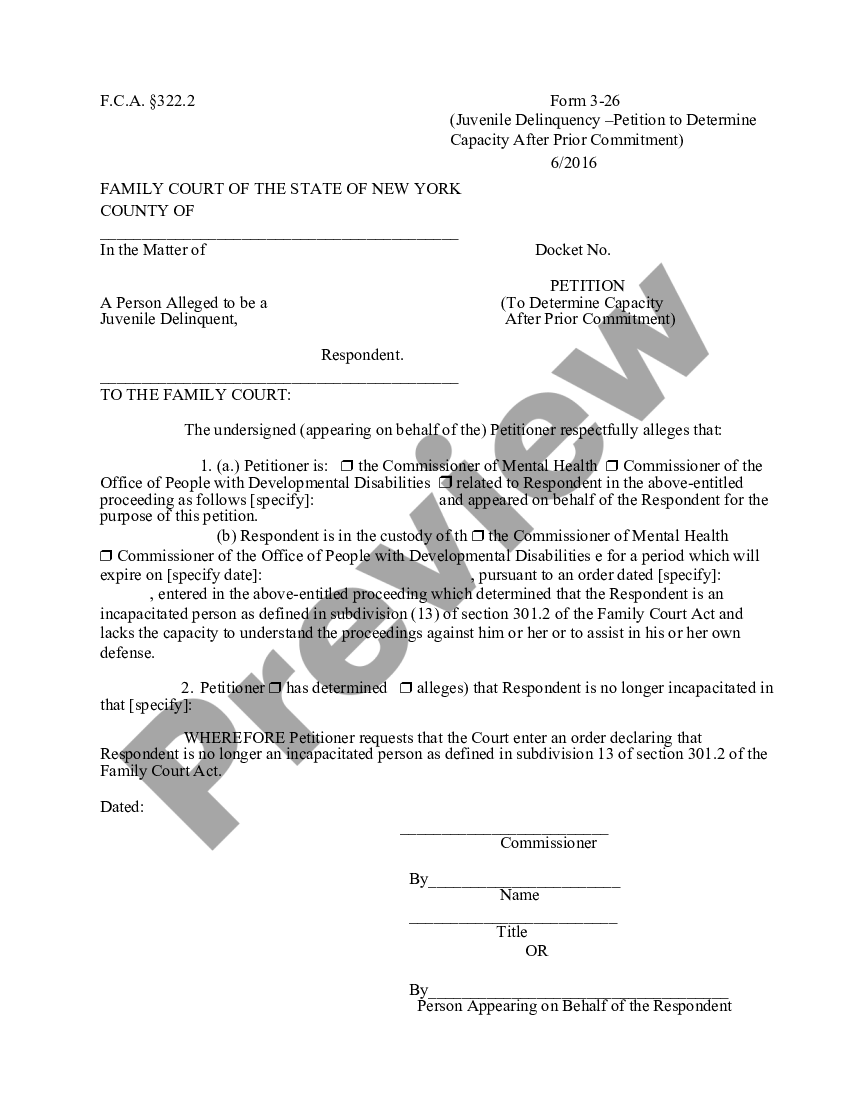 Nassau New York Petition - Cplr 2217 B Affidavit Sample | US Legal Forms