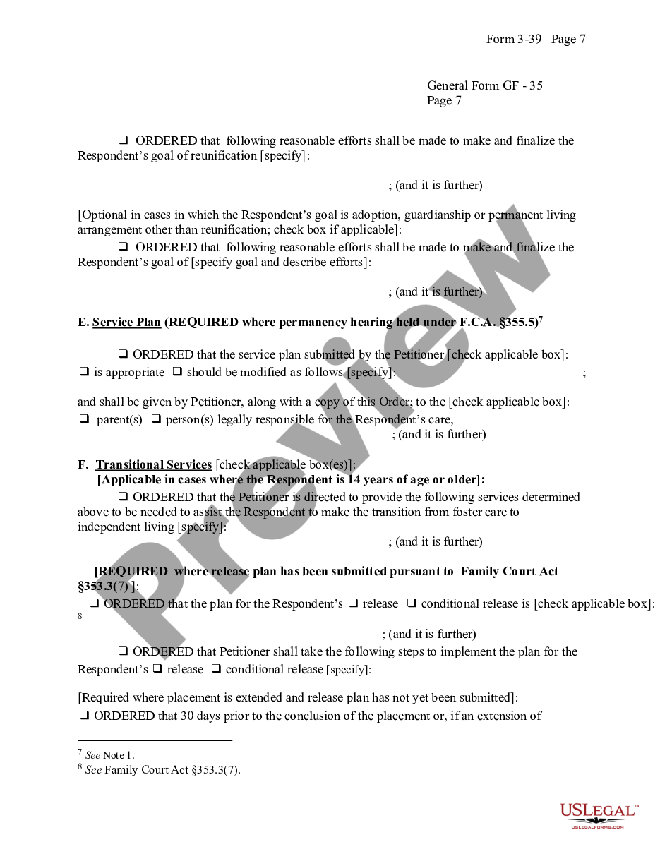 page 6 Order on Petition for Extension of Placement preview
