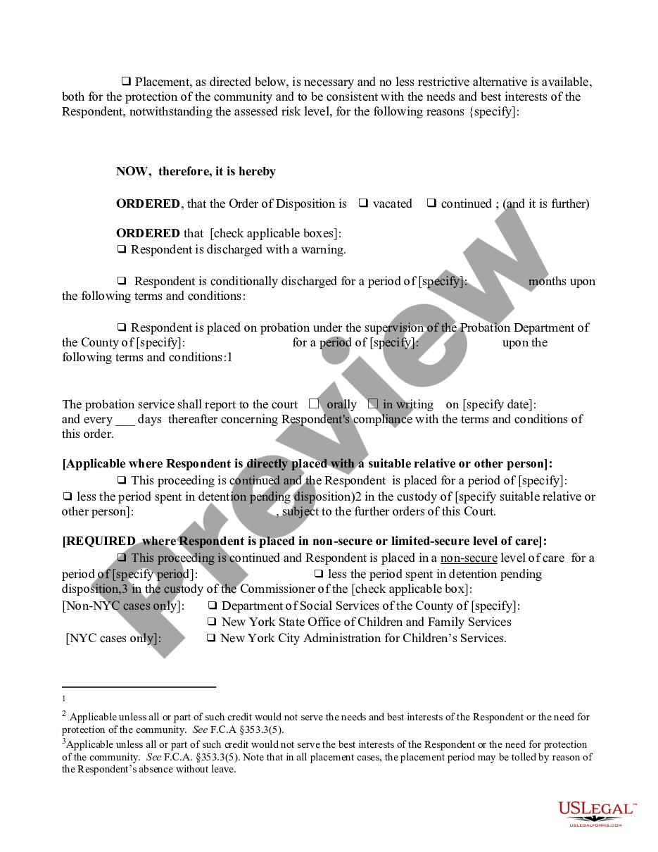 page 3 Order - Violation of Order of Probation or Conditional preview