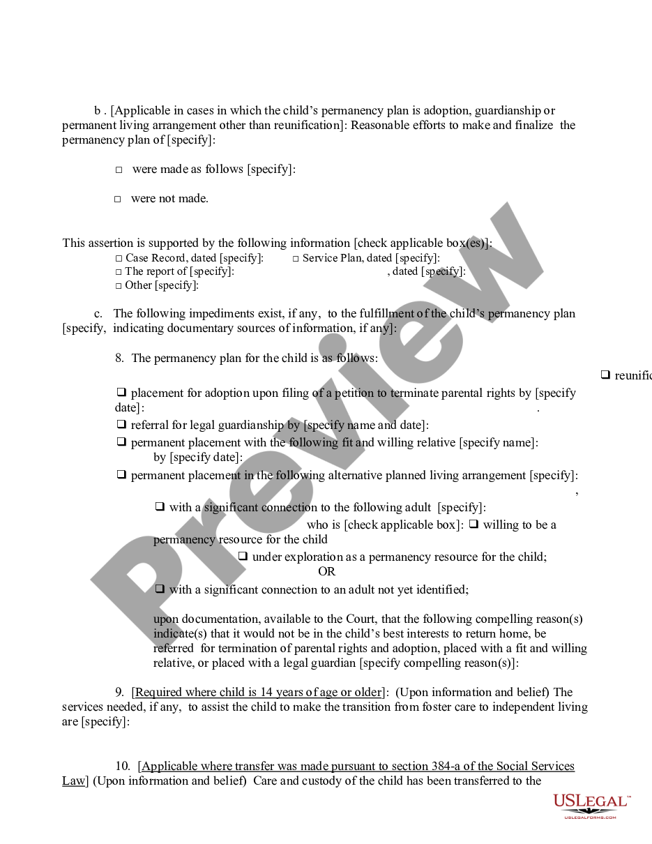 page 2 Petition for Approval of a Placement Instrument preview