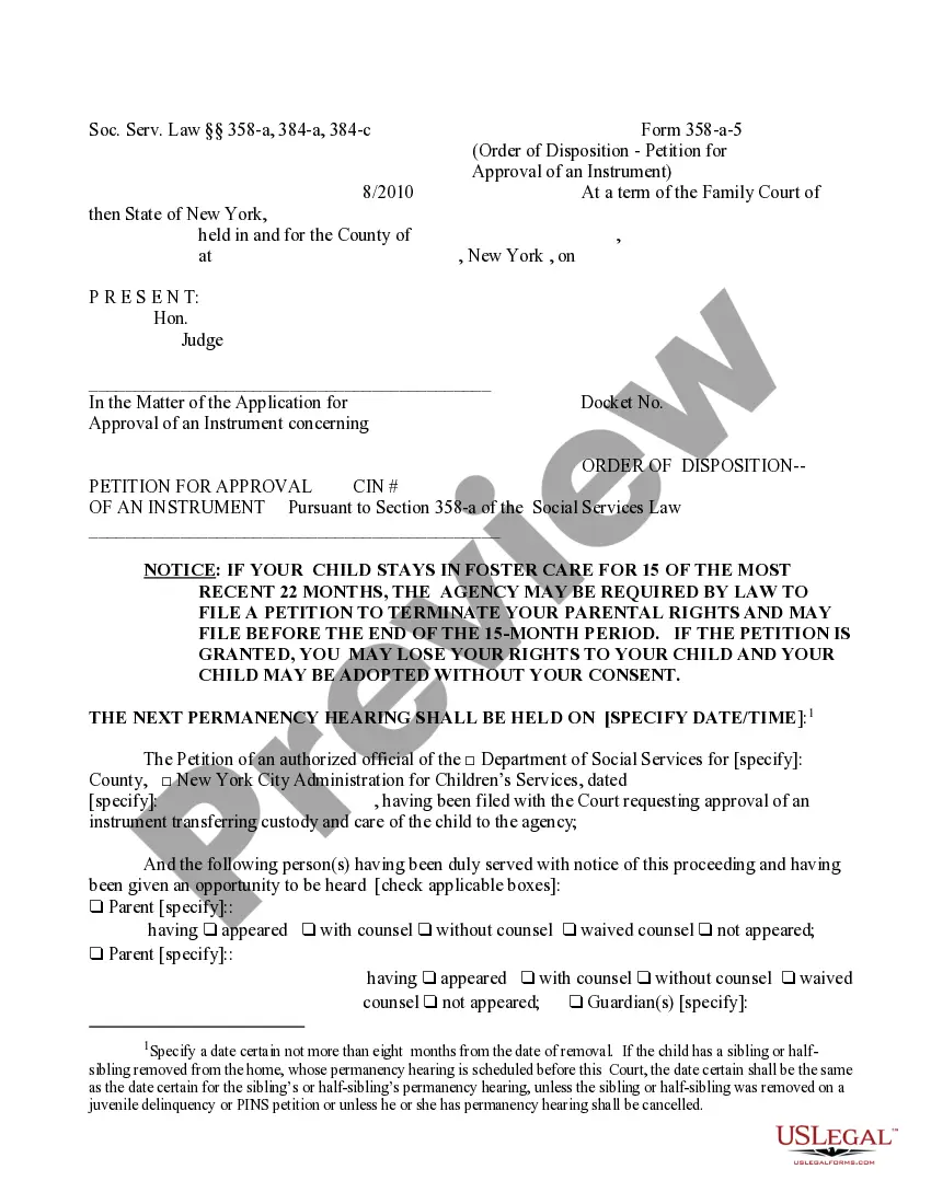 New York Petition For Name Change US Legal Forms