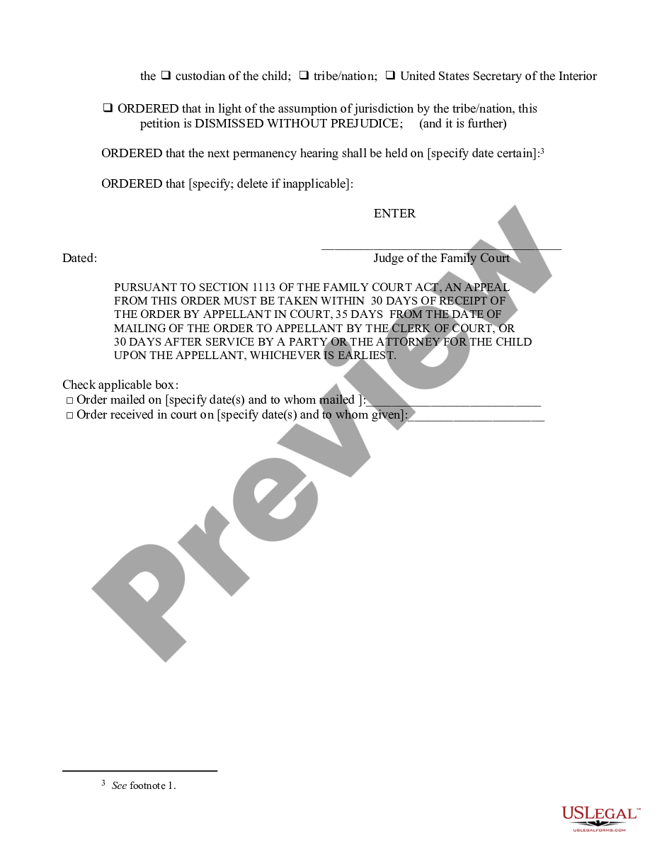 page 3 Order - Approving - Disapproving - Surrender Instrument - Child in Foster Care 12-97 preview