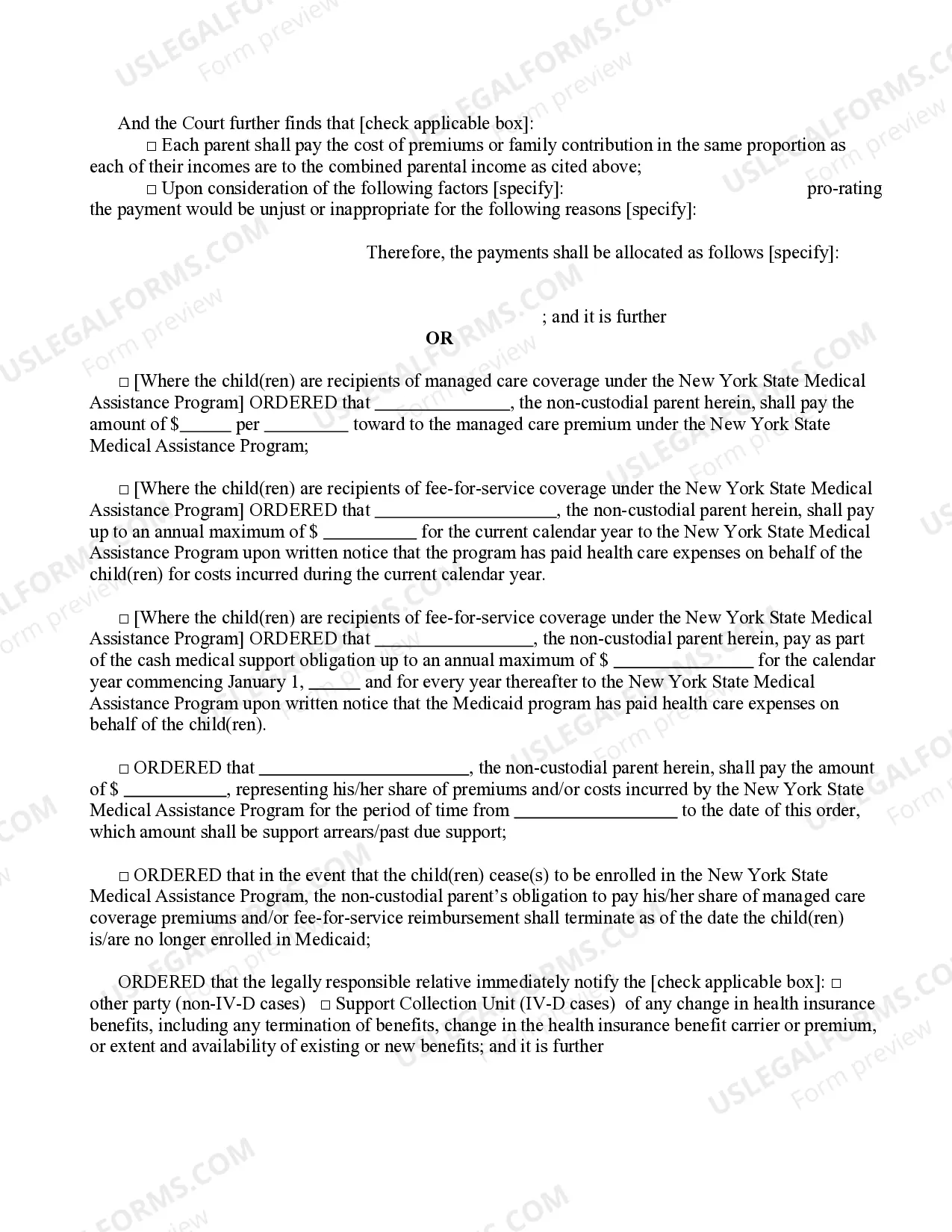 Preview Order On Petition To Extend Modify Or Terminate Order of Support