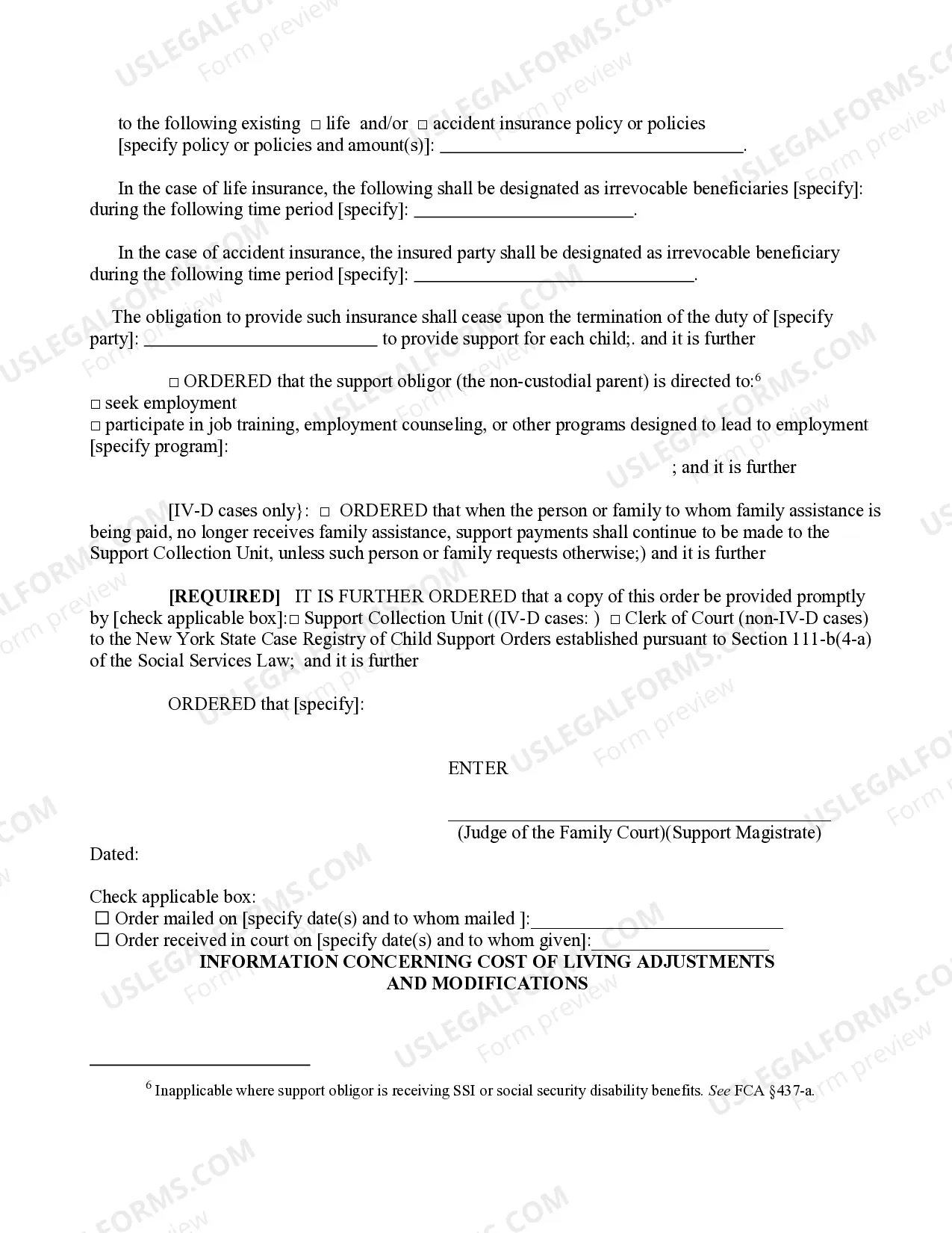 Preview Order On Petition To Extend Modify Or Terminate Order of Support