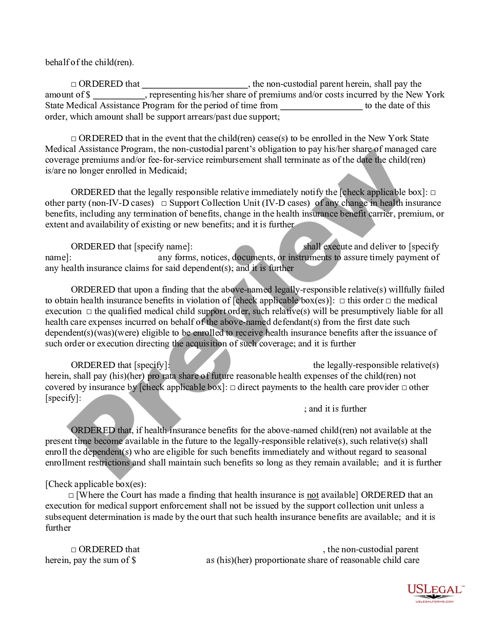 page 6 Order of Disposition - Violation of Support Order preview