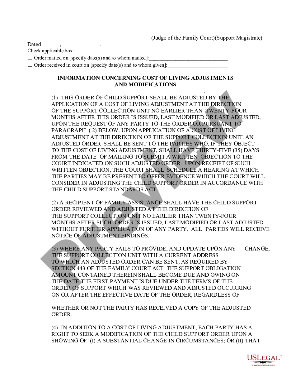 page 8 Order of Disposition - Violation of Support Order preview