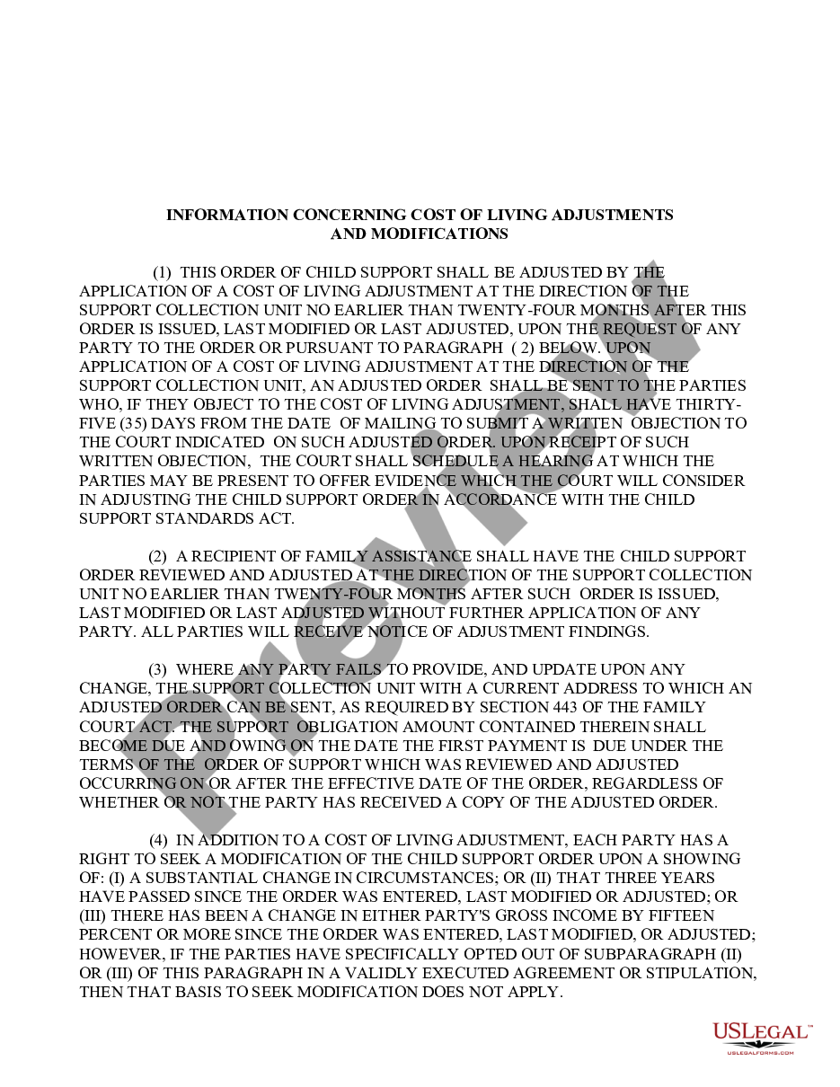 page 8 Order Enforcing Order Made by Another Court - Support - Custody - Visitation preview