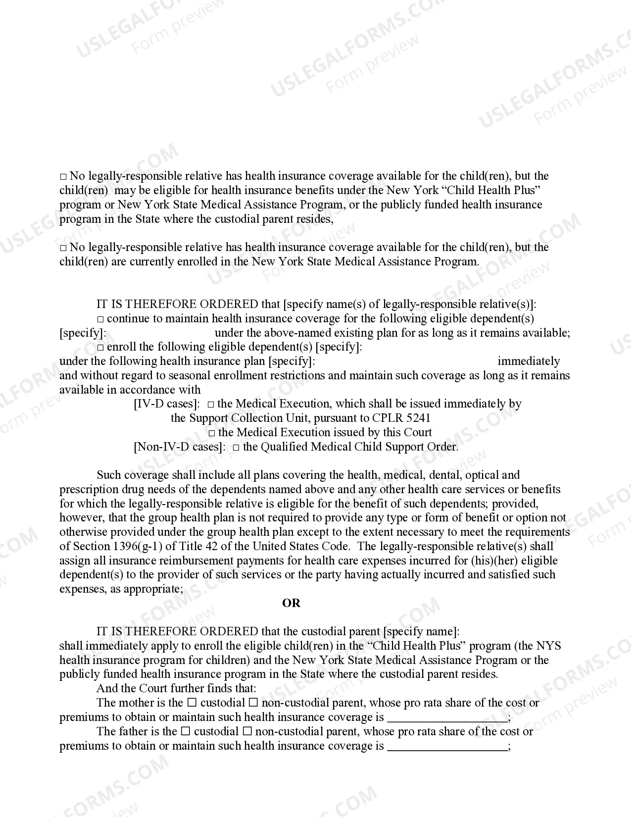 Preview Order Enforcing An Order of Support Made By Another Court