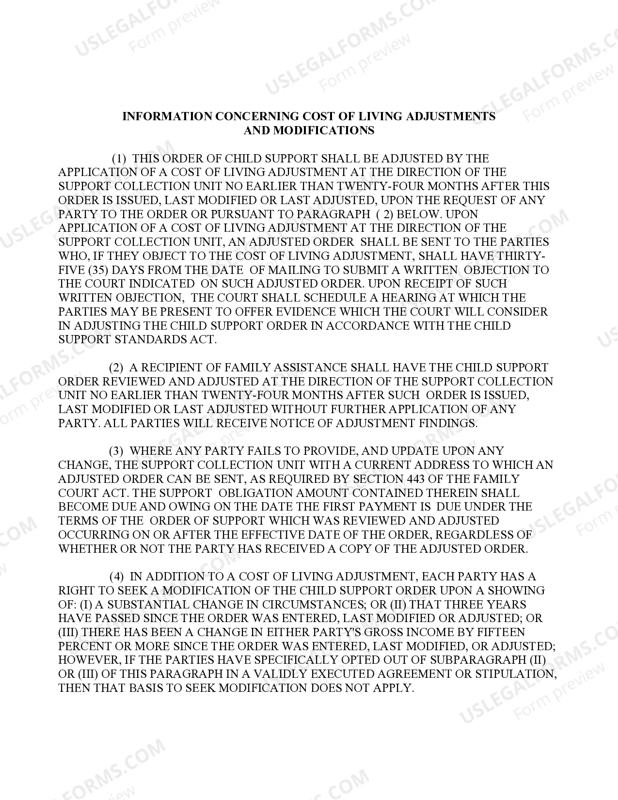 Preview Order Enforcing An Order of Support Made By Another Court