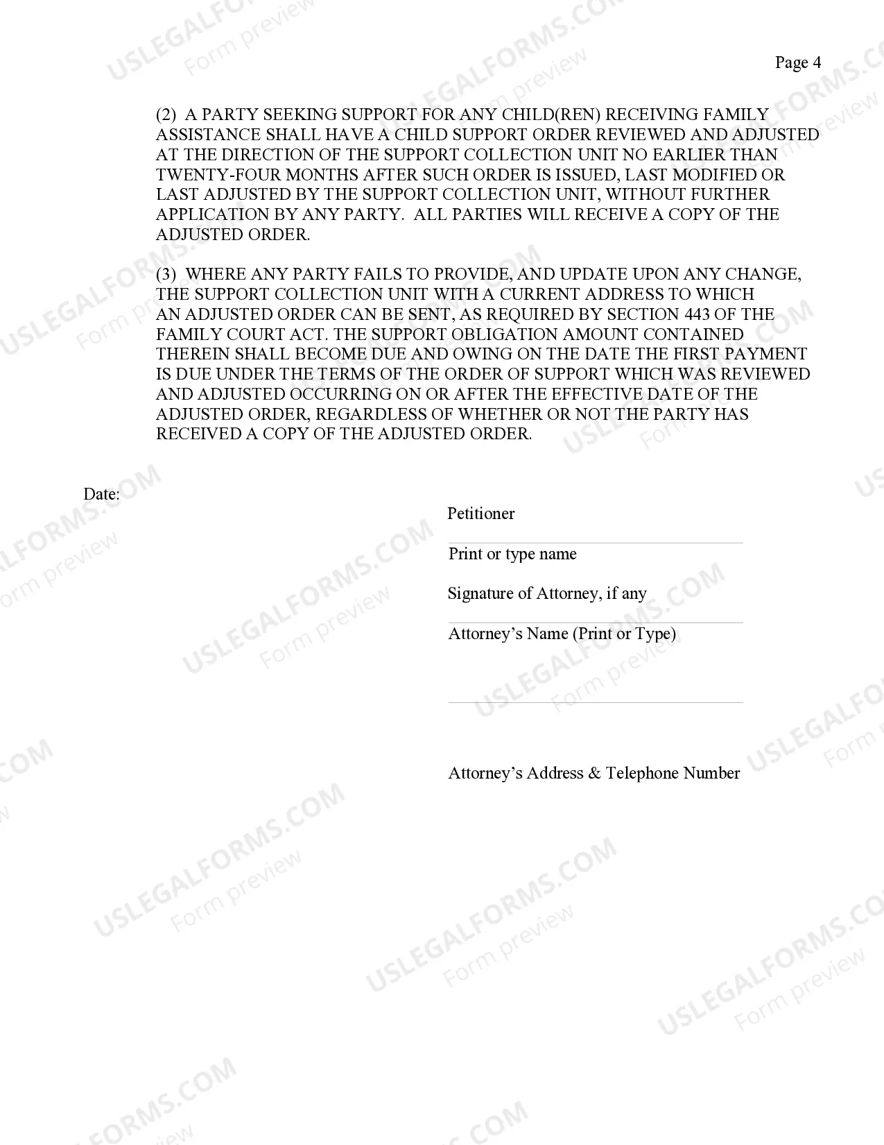 Preview Petition For Enforcement of Order Made By Another Court