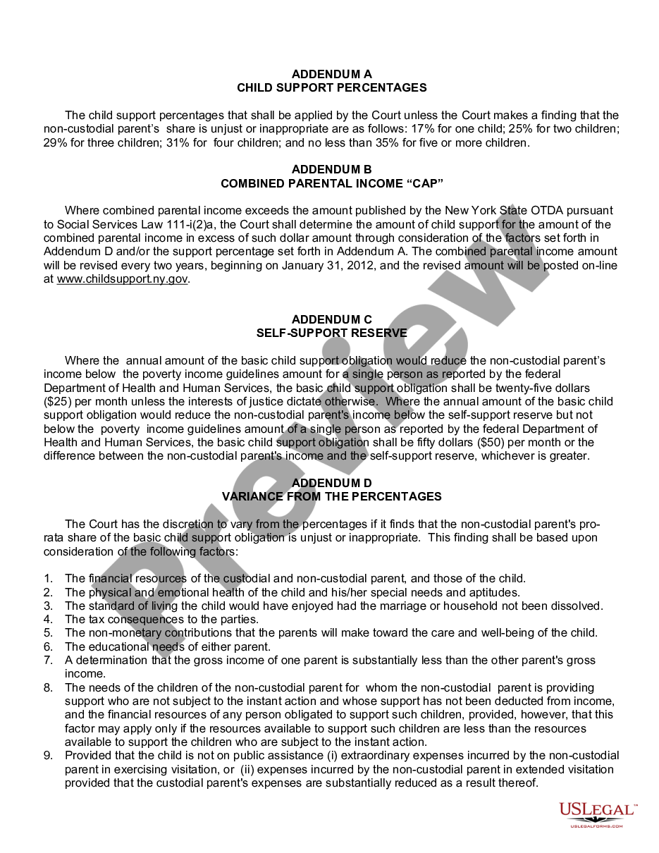 page 6 Financial Disclosure Affidavit preview