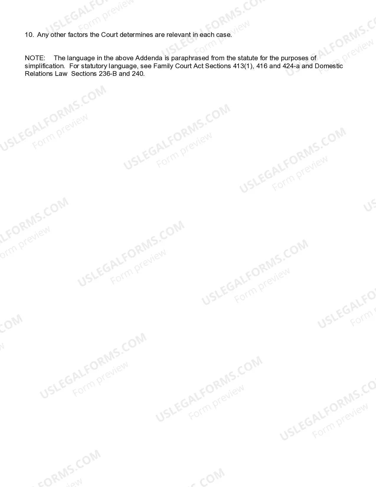 Preview Financial Disclosure Affidavit