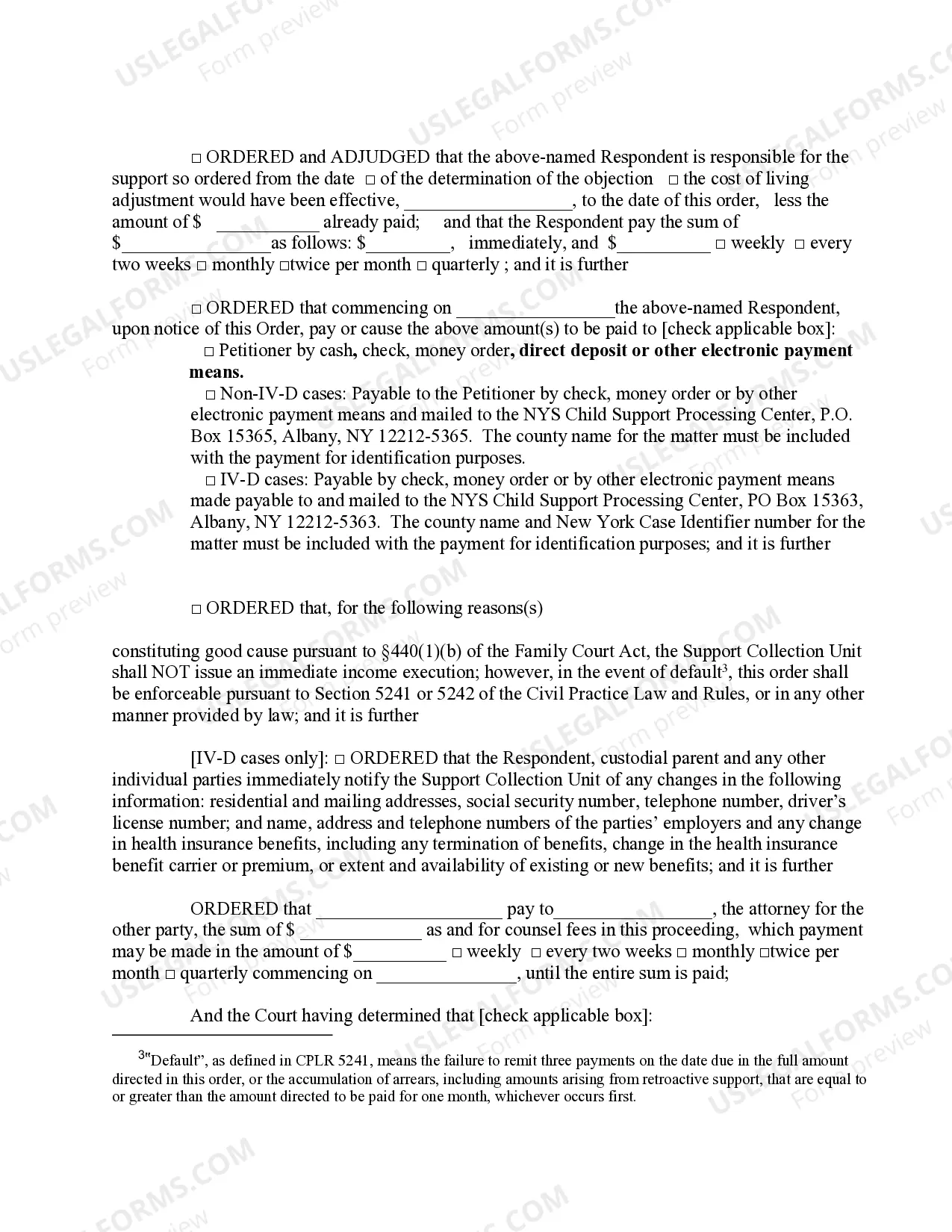 Preview Order Determination of Objections To Adjusted Order COLA