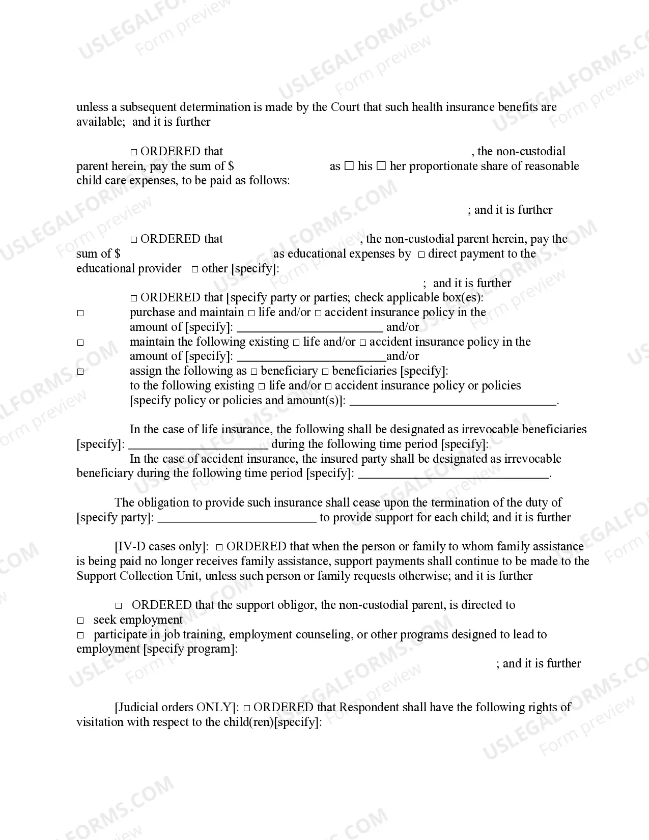 Preview Order Determination of Objections To Adjusted Order COLA