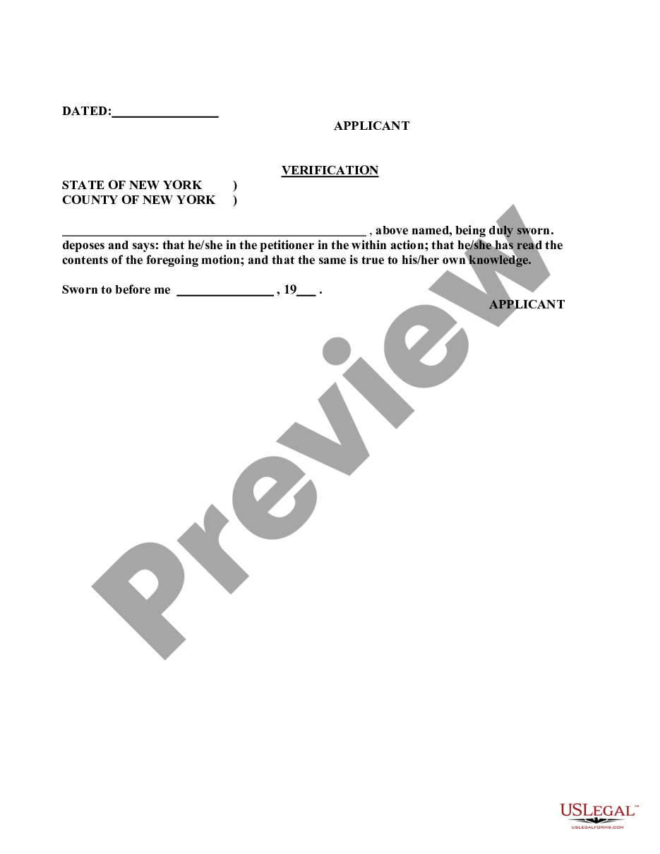 page 1 Affidavit in Support of Motion to Vacate Adjusted Order of Support preview