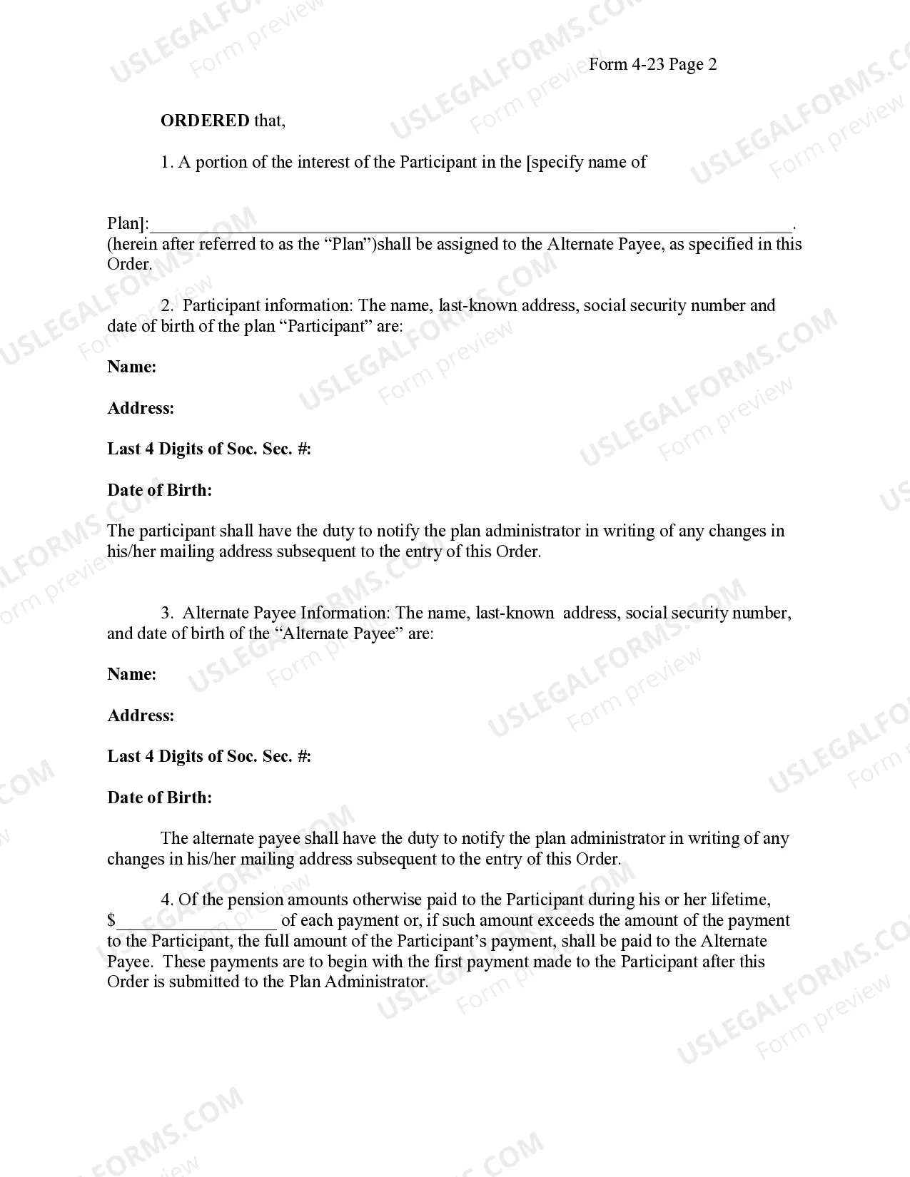 Preview Qualified Domestic Relations Order