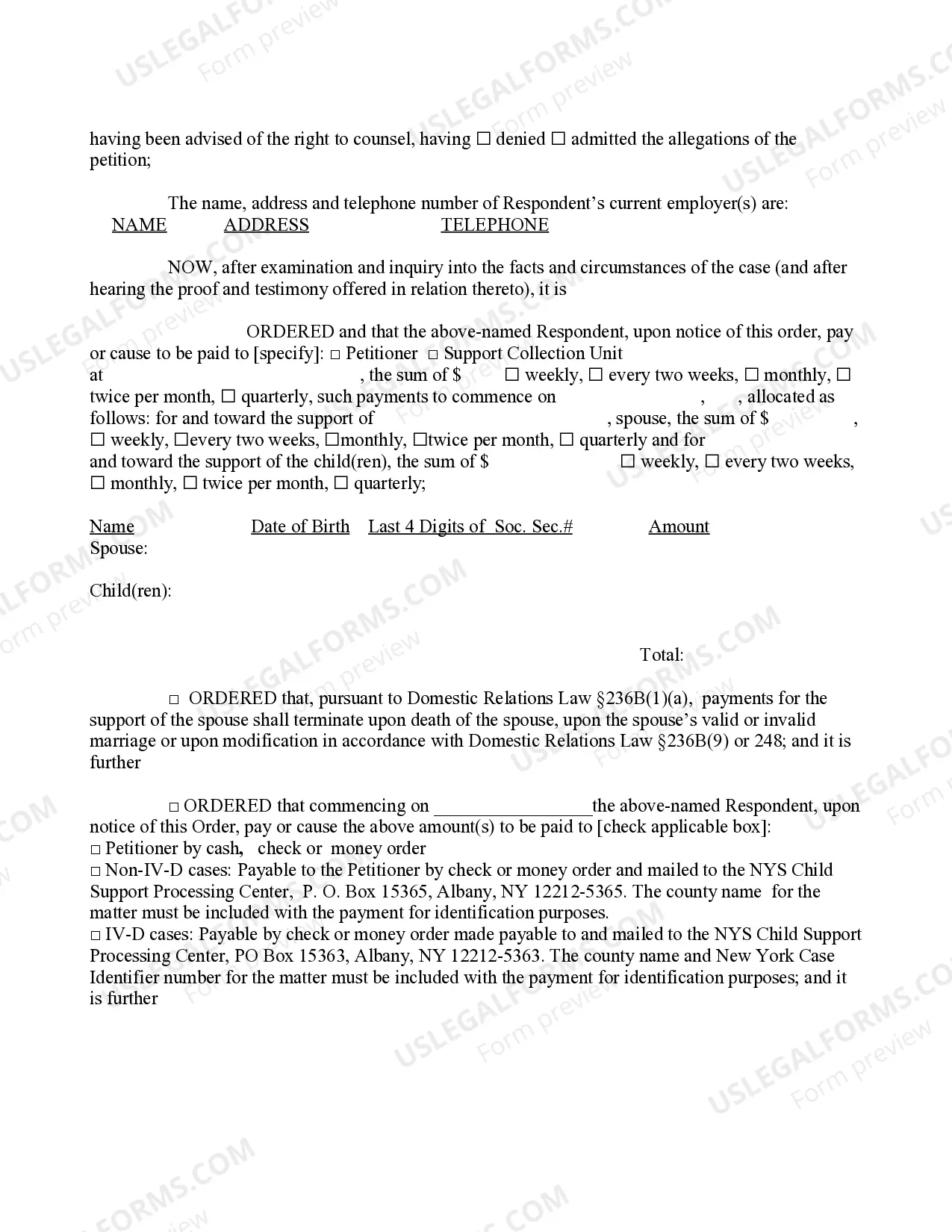 Preview Referral To Support Magistrate And Temporary Order of Support