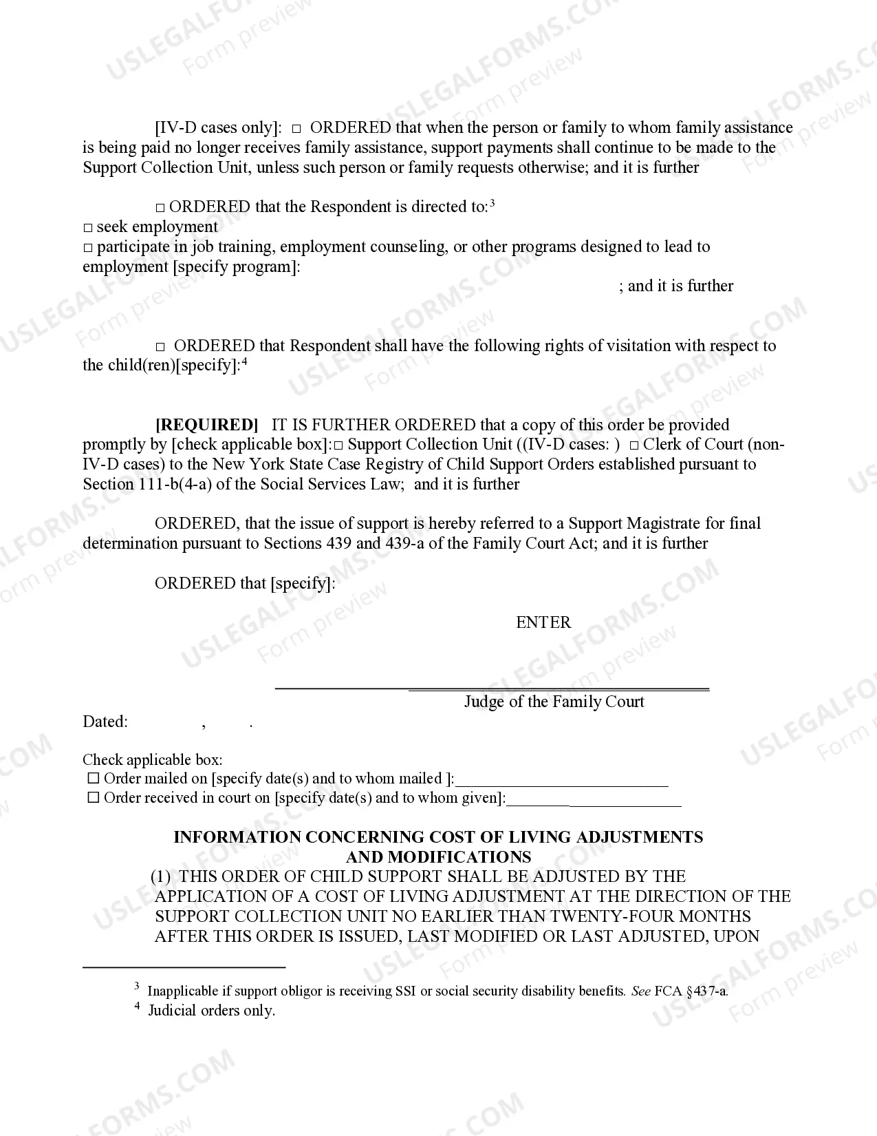 Preview Referral To Support Magistrate And Temporary Order of Support