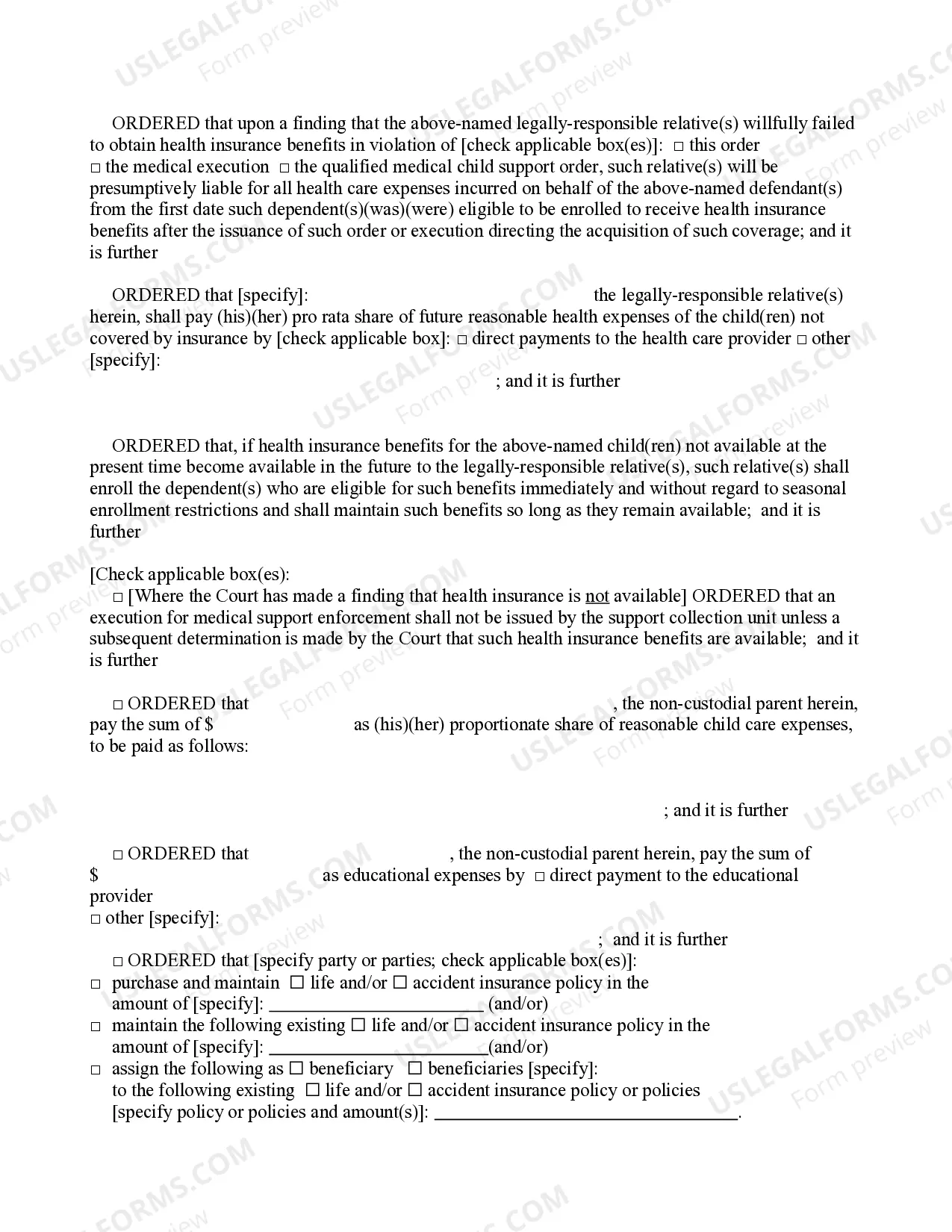 Preview Temporary Order of Support (And Referral To Support Magistrate)