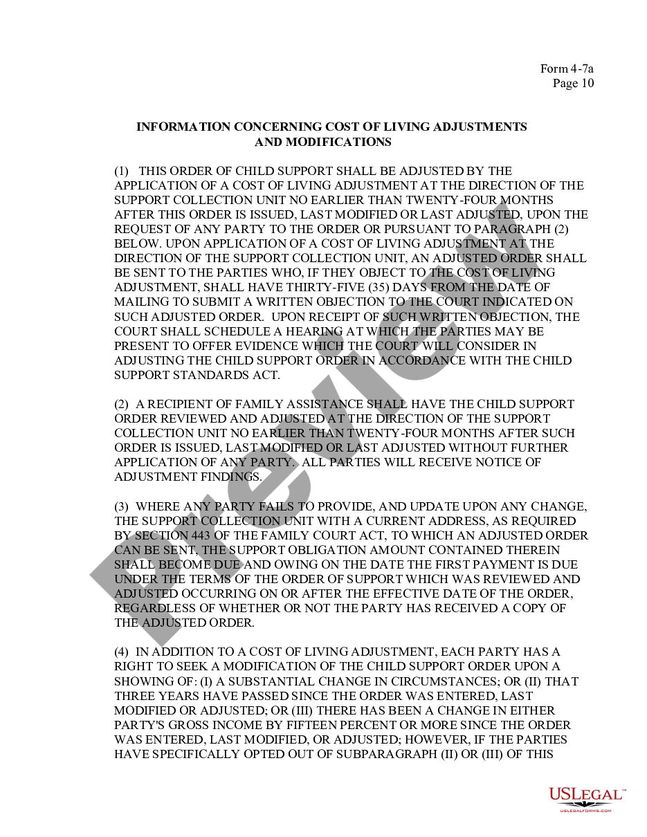 page 9 Order - After Filing of Objections preview