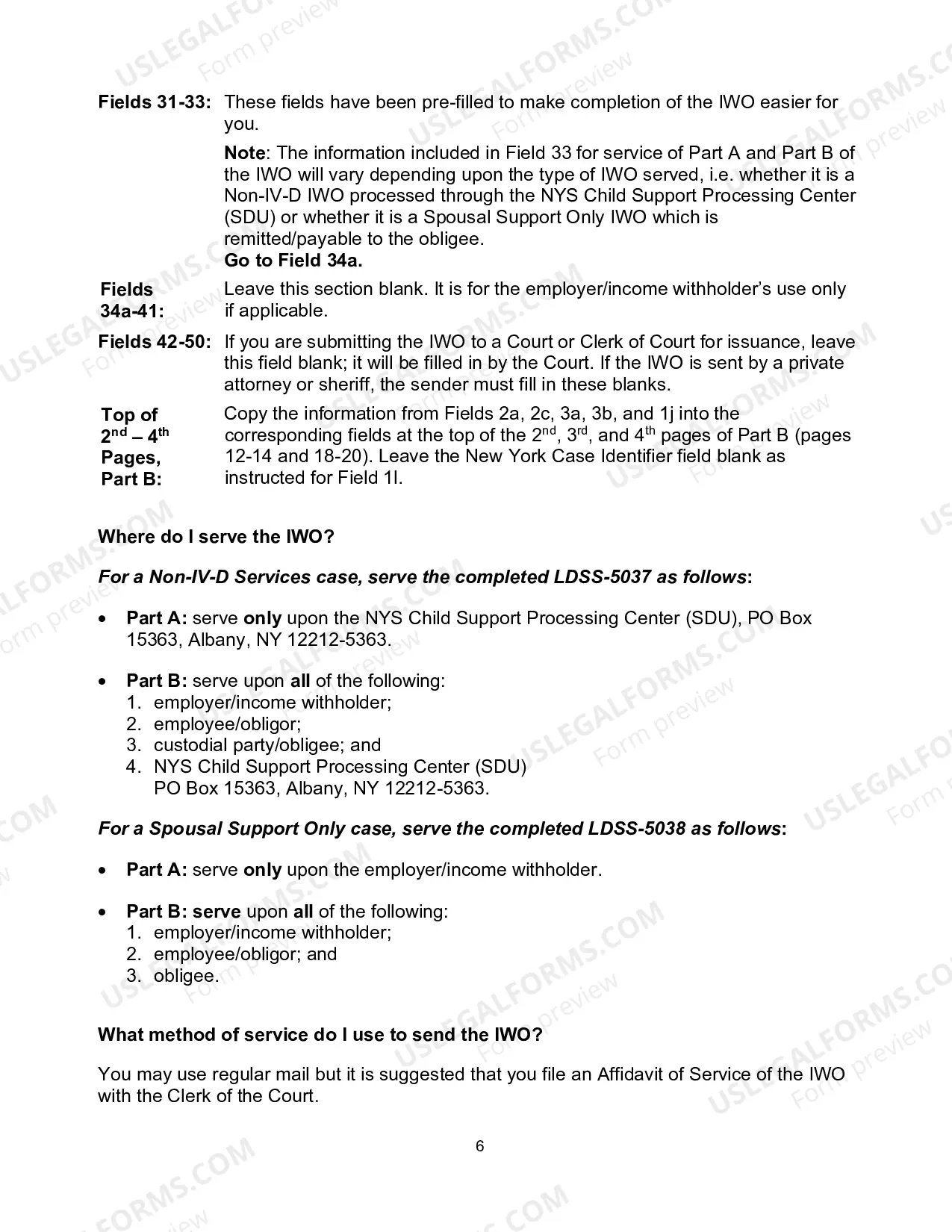 Preview Income Withholding For Support (Child Or Combined Child And Spousal)