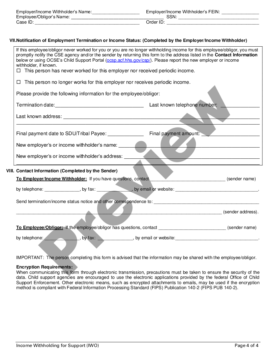 page 5 Income Deduction Order preview