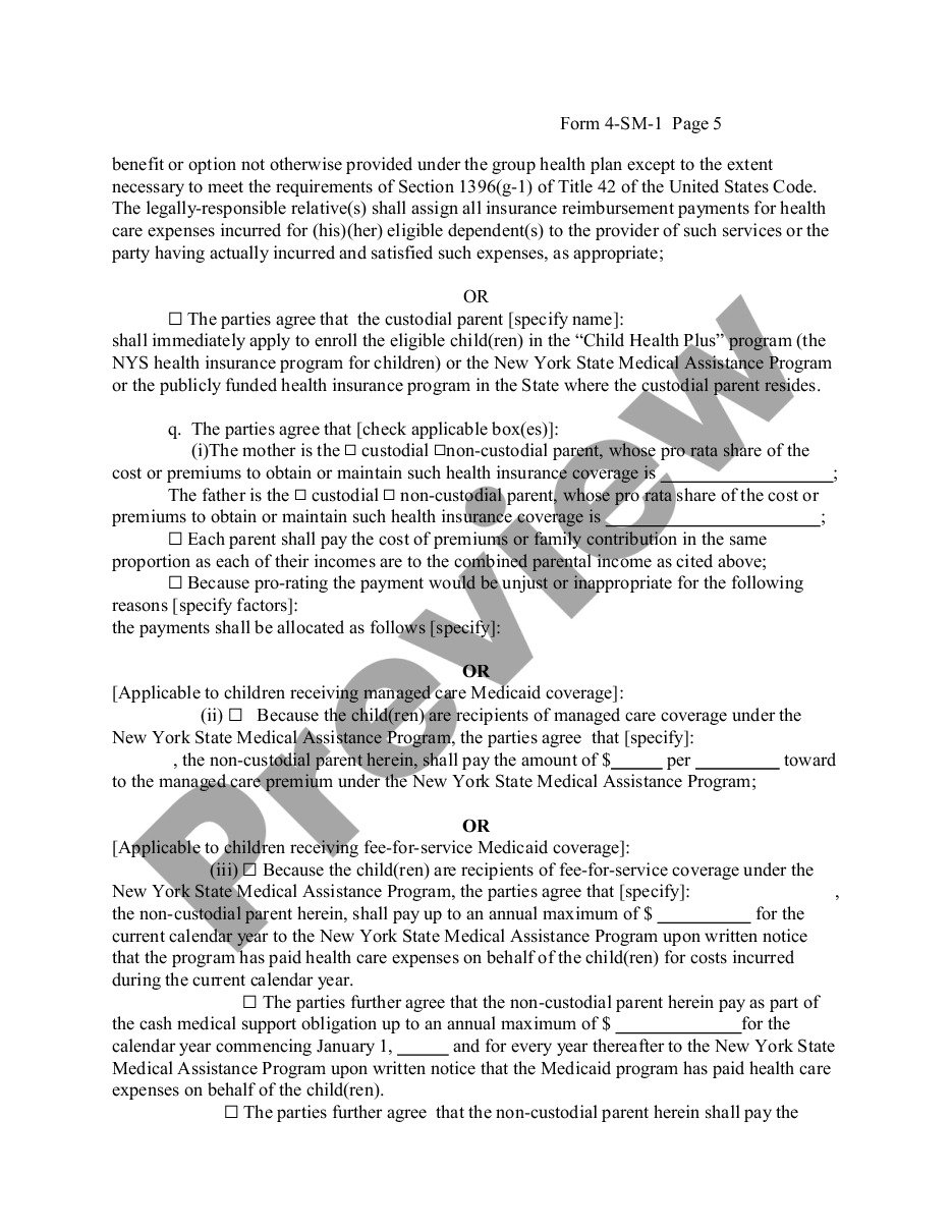 page 4 Stipulation for Child Support preview