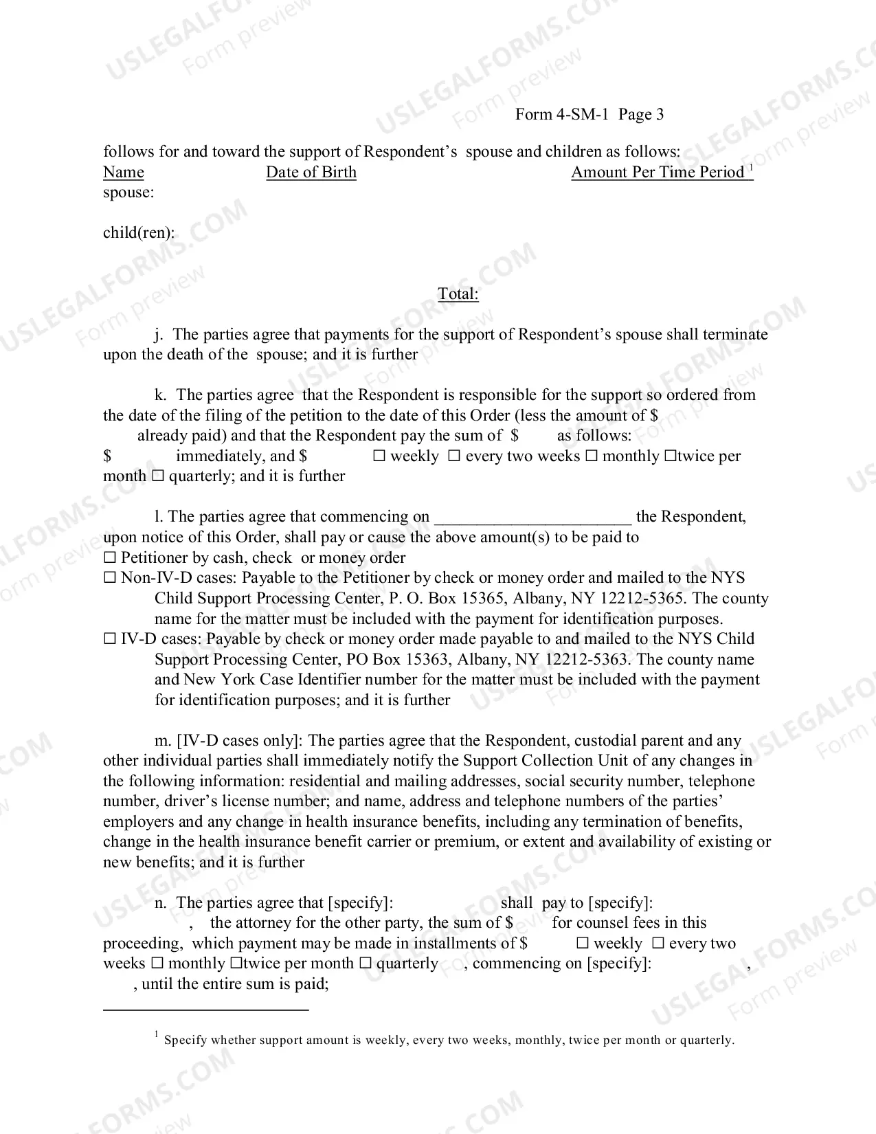 Preview Stipulation For Child Support