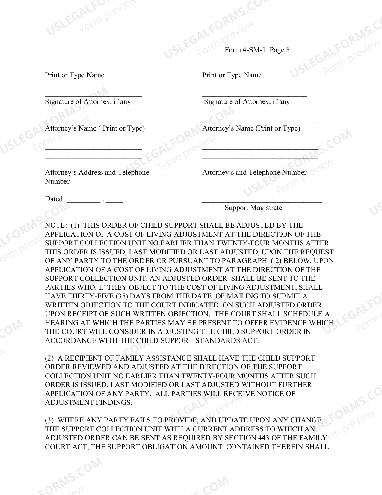 Preview Stipulation For Child Support