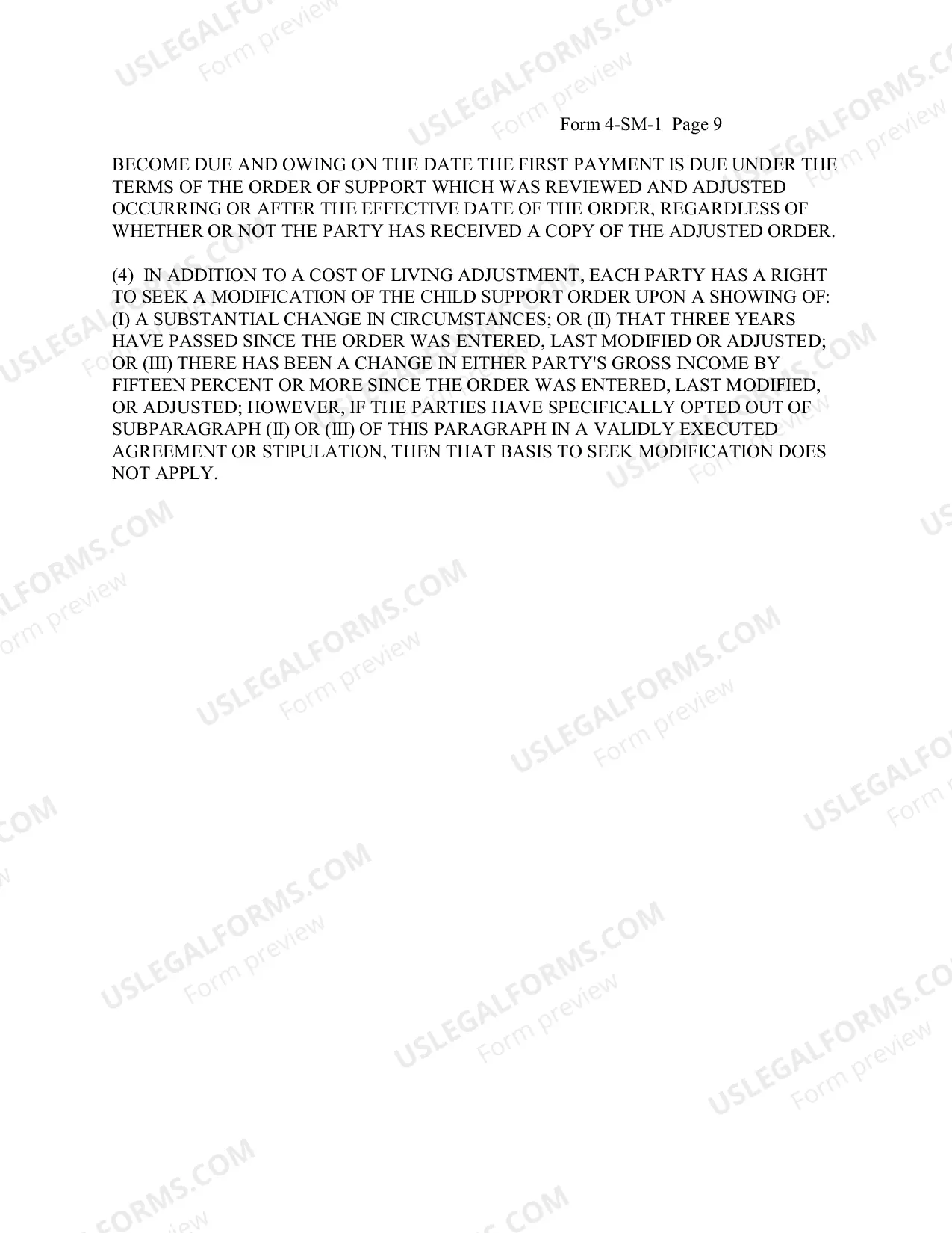 Preview Stipulation For Child Support