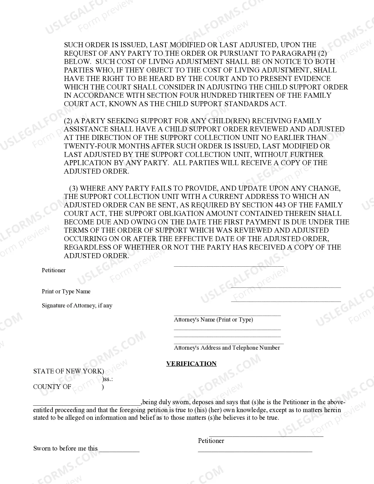 Preview Petition To Vacate Acknowledgement of Paternity