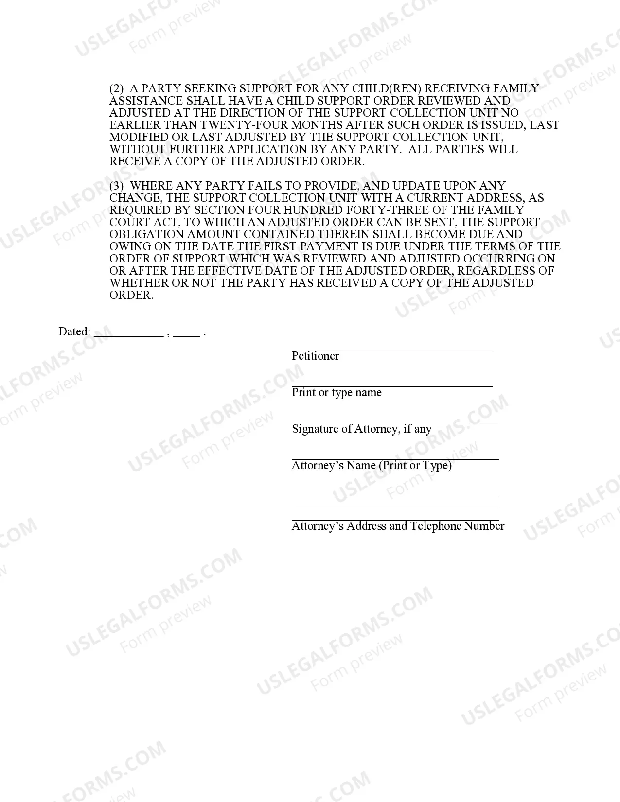 Preview Paternity Petition Social Services Official