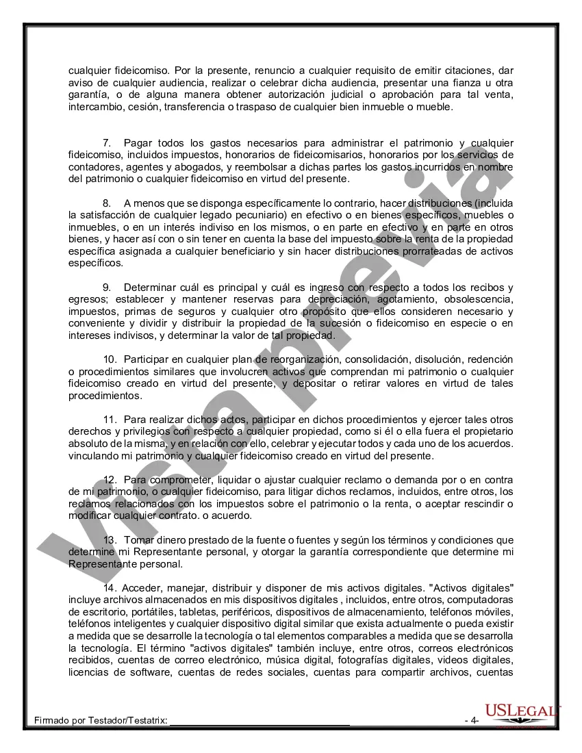 Preview Testamentos mutuos que contienen última voluntad y testamentos para personas solteras que viven juntas sin hijos