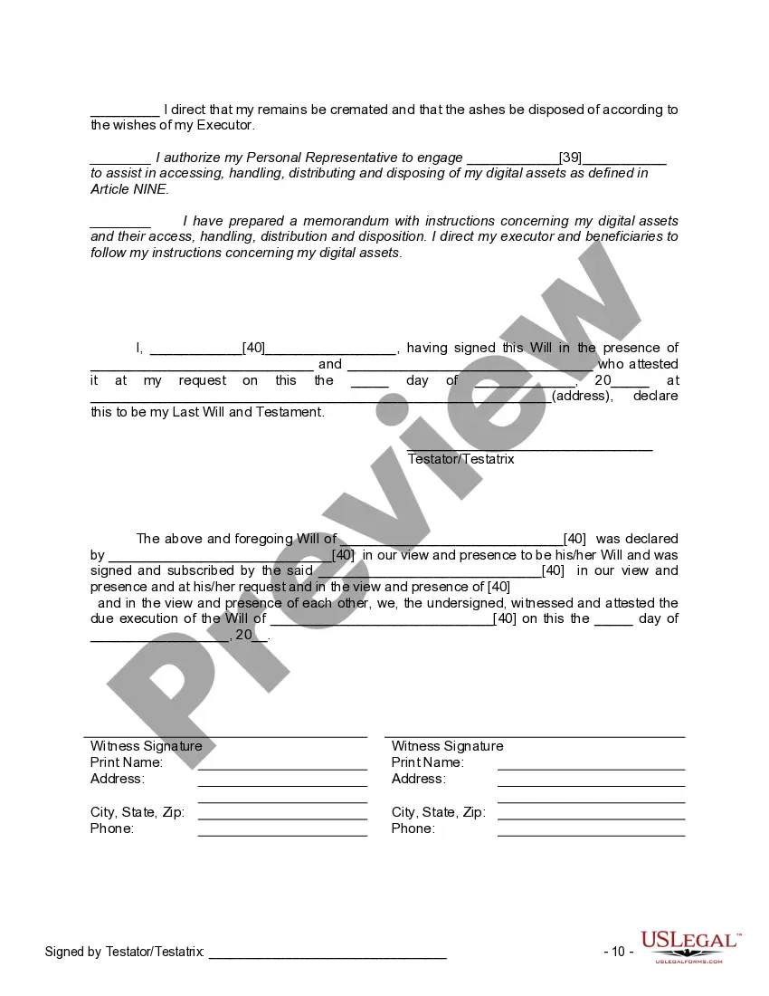 Preview Mutual Wills Package of Last Wills and Testaments for Man and Woman living together not Married with Adult Children