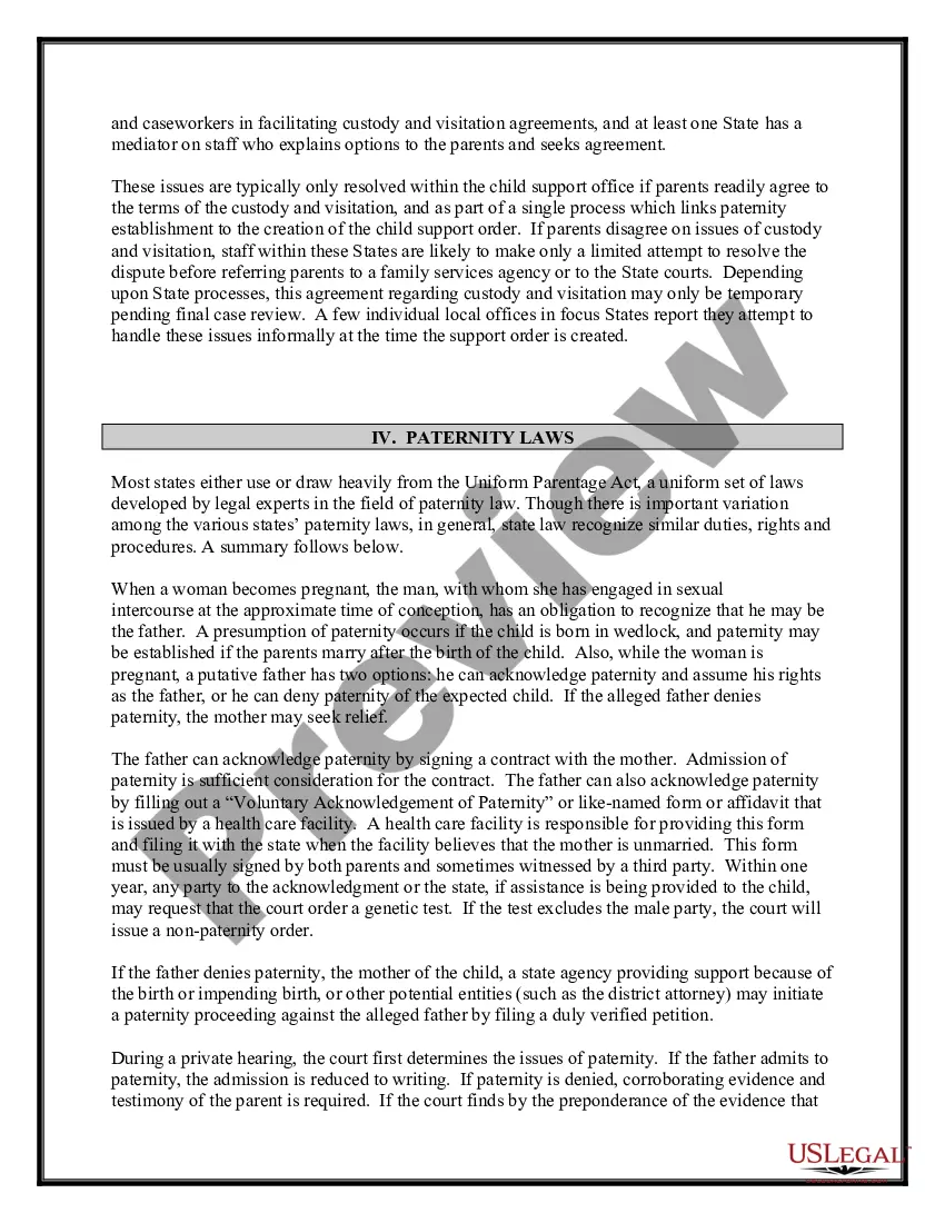 Get Paternity Law and Procedure Handbook Preview Paternity Law and Procedure Handbook