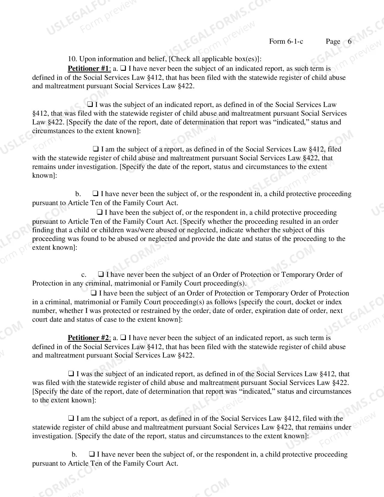 Preview Petition For Appointment As Kinship Guardian And-Or Permanent Guardian