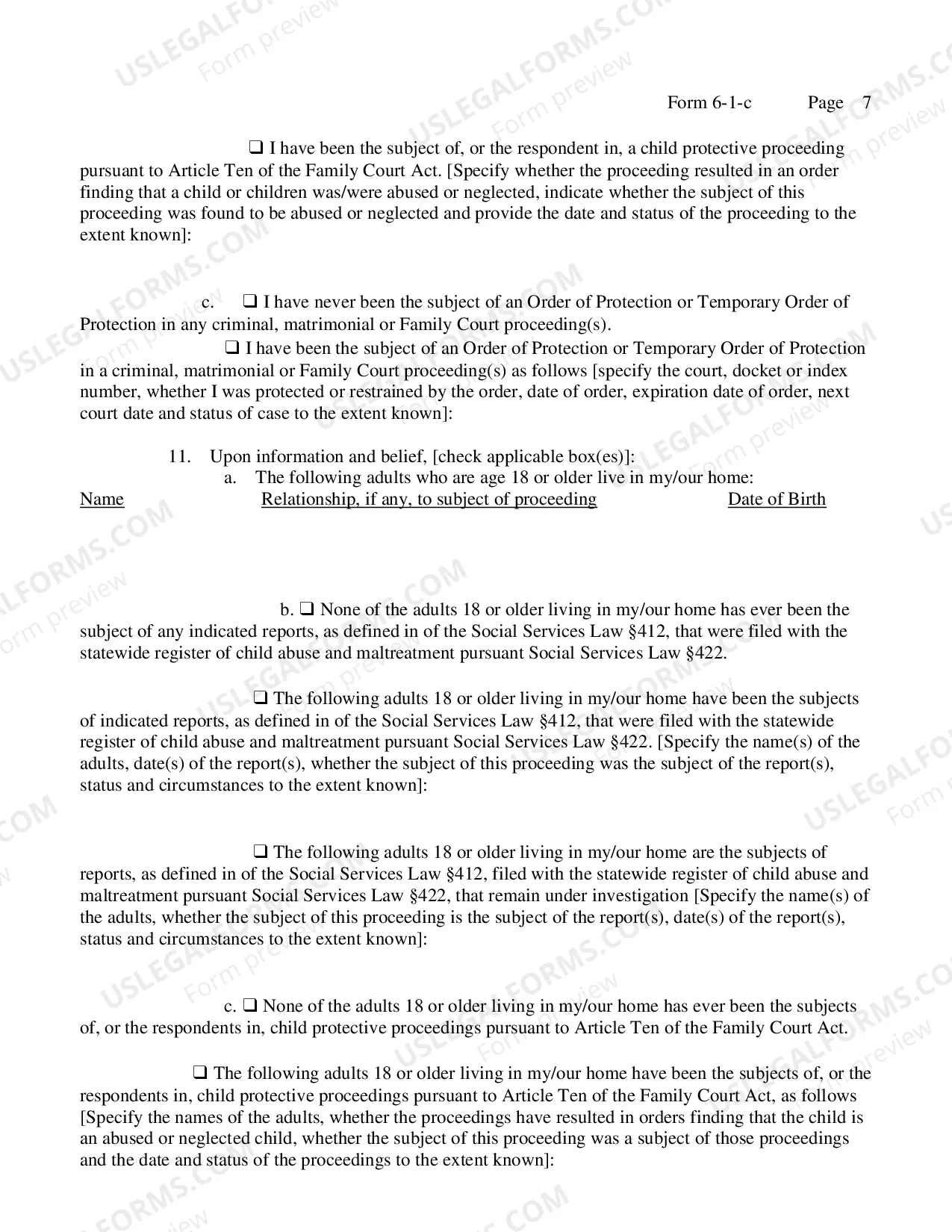Preview Petition For Appointment As Kinship Guardian And-Or Permanent Guardian