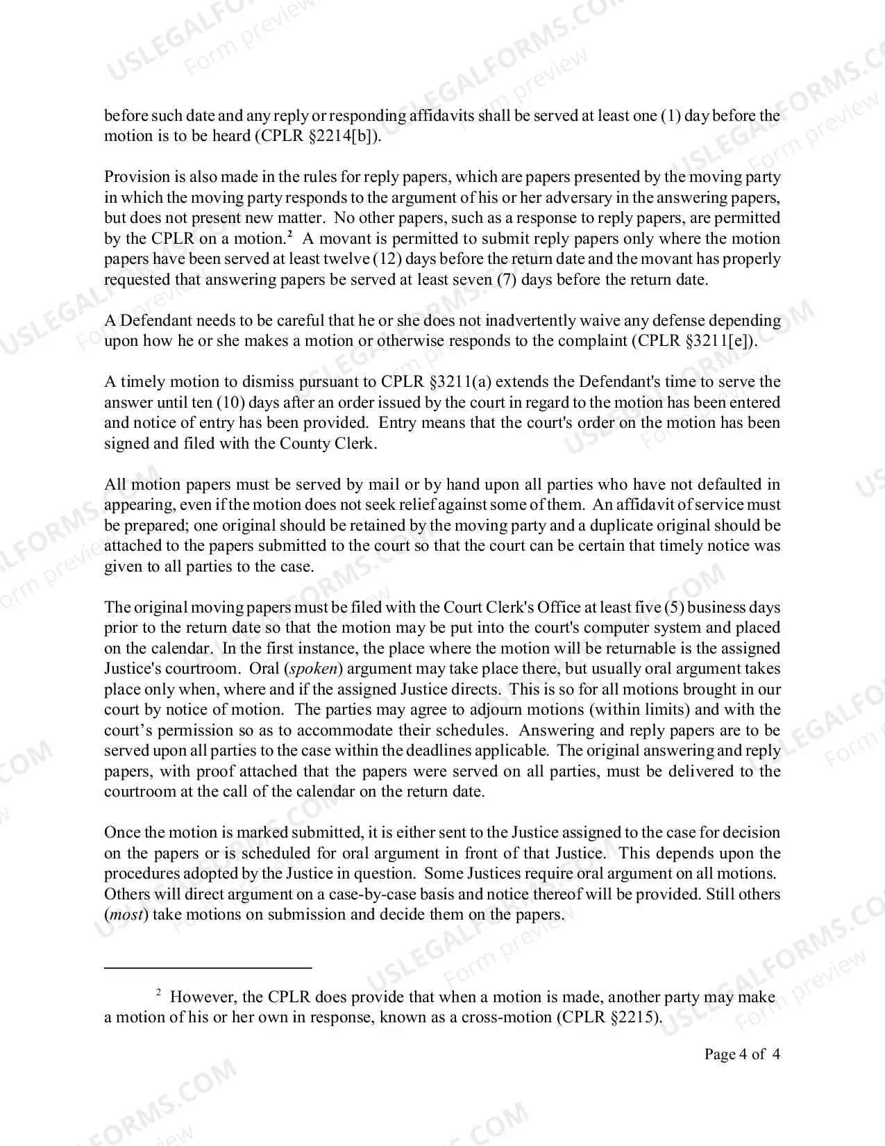 Preview How to Respond to a Complaint/Motion for Dismissal