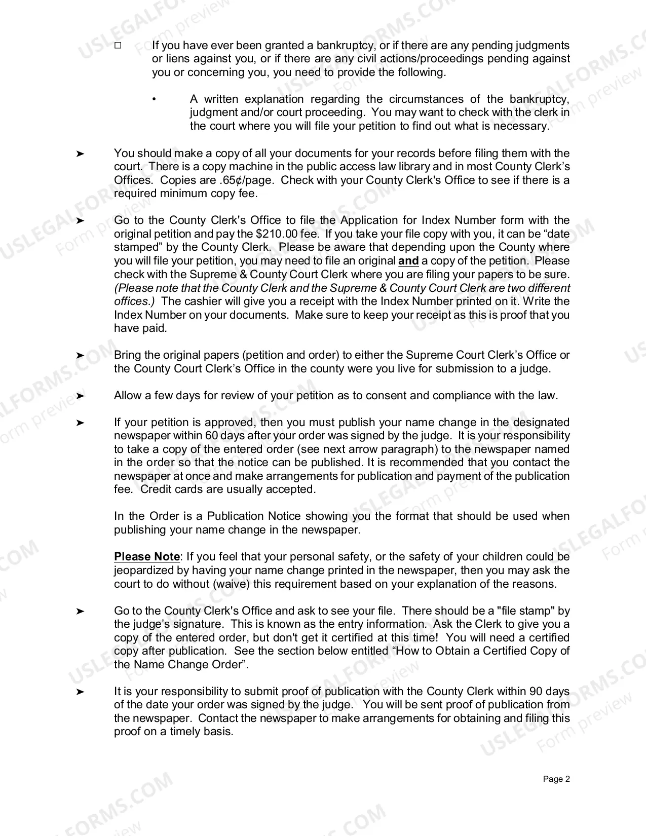 Preview Procedures