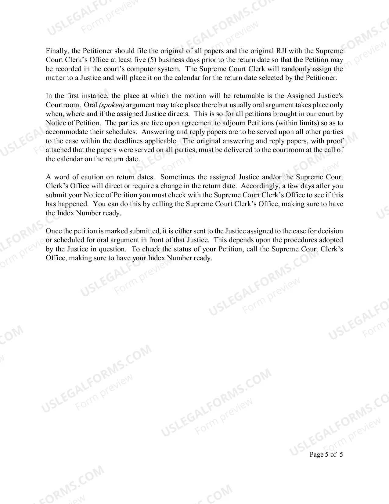 Preview How to Commence a Special Proceeding