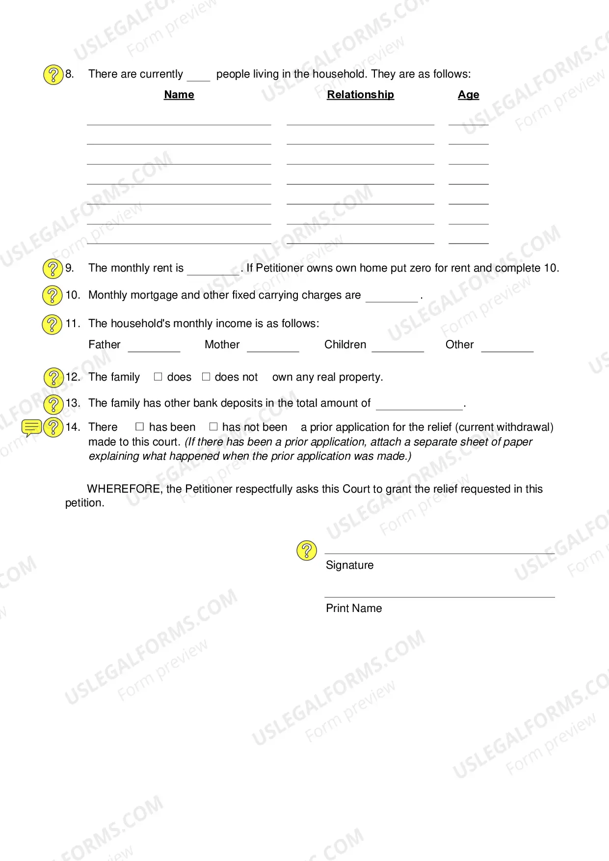 Preview Petition