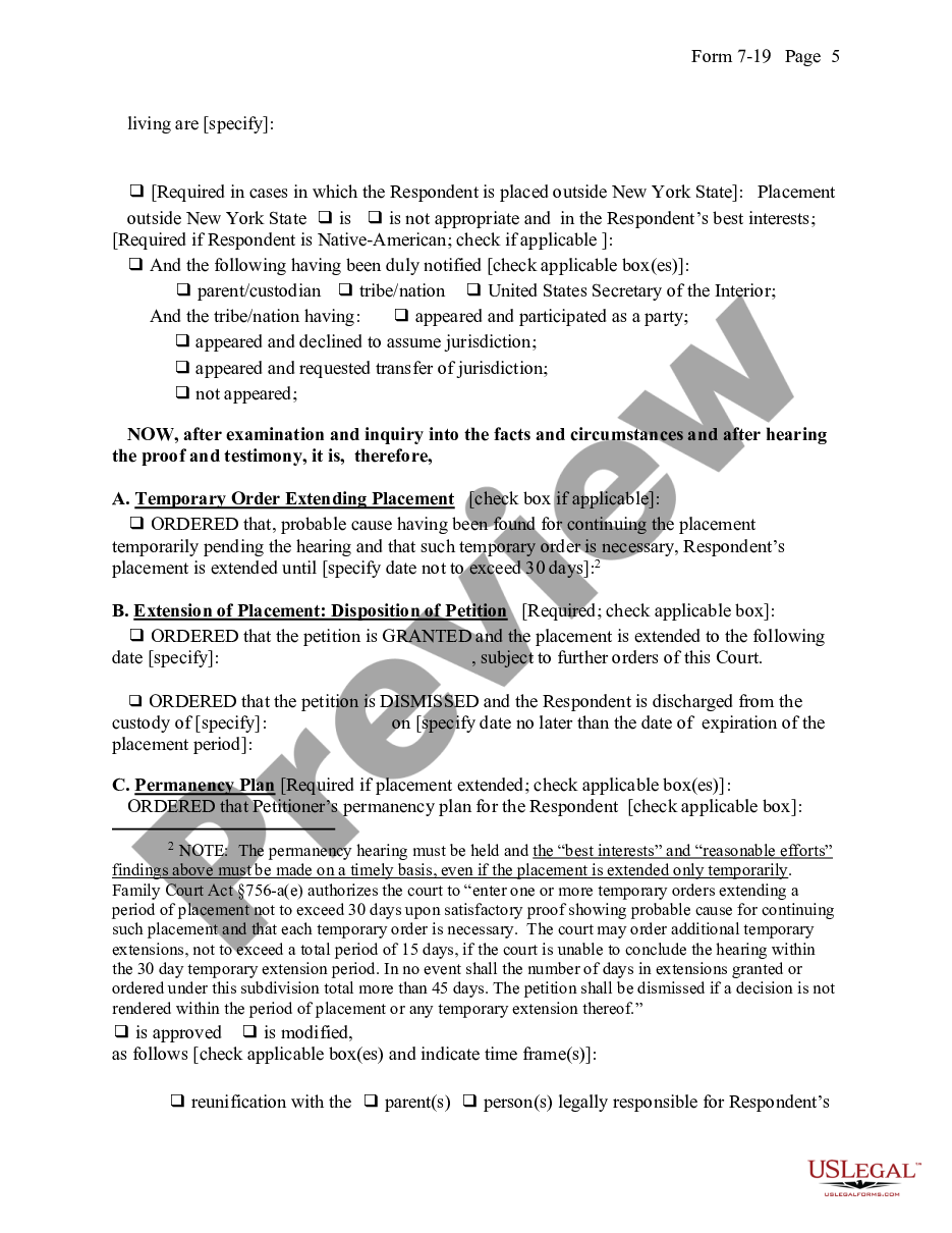 page 4 Extension of Placement and Permanency Hearing Order preview