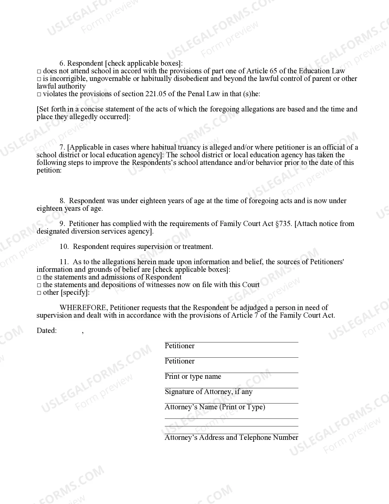 Preview Petition